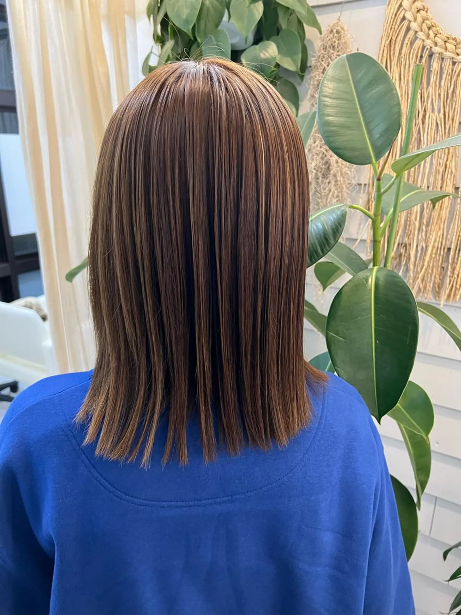 カラー YUI ハイトーンカラーのヘアスタイル