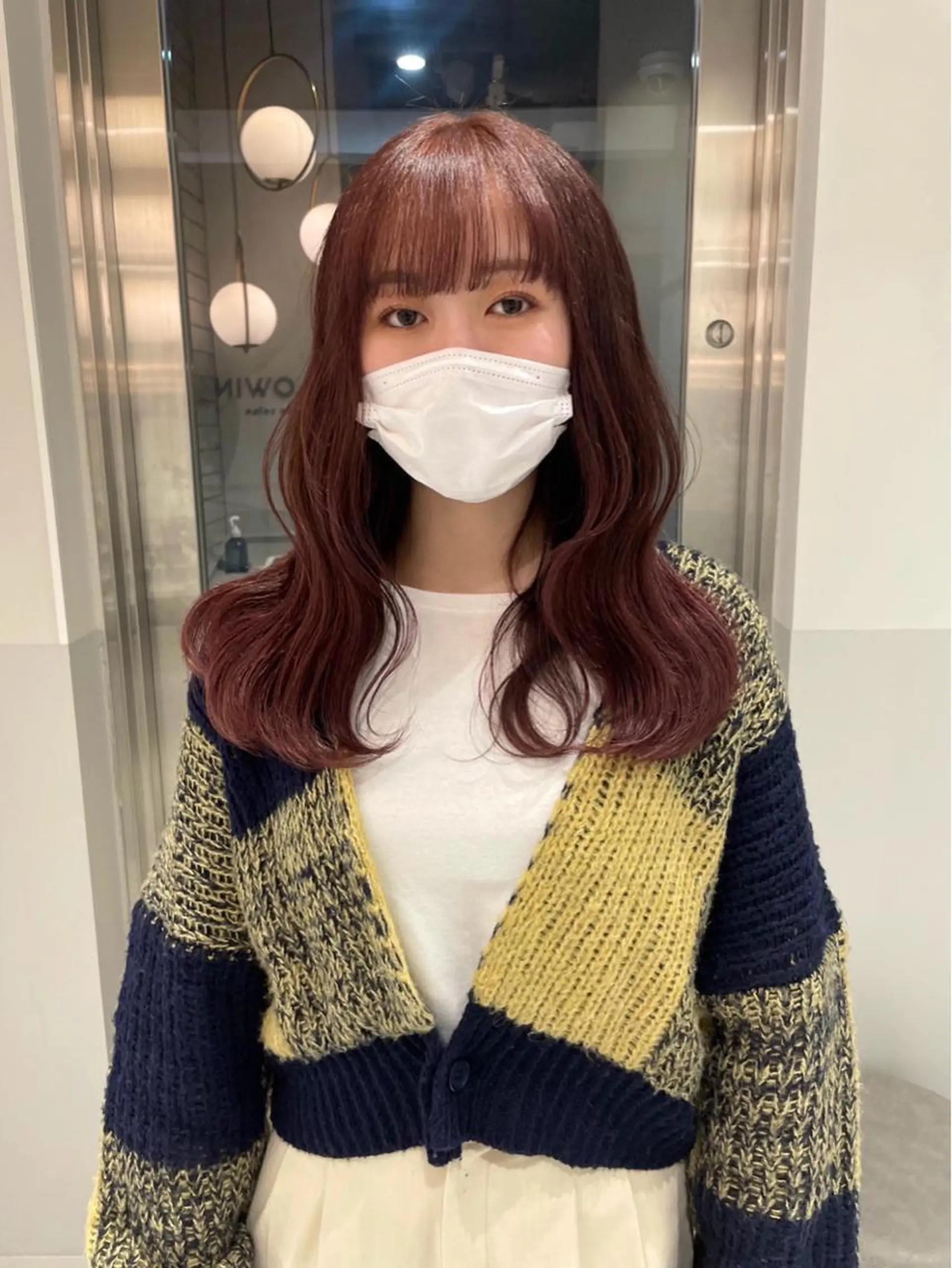 ミディアム カラー ヘアアレンジ ヘアカラー satsuki 暖色・ブラウンカラーのヘアスタイル