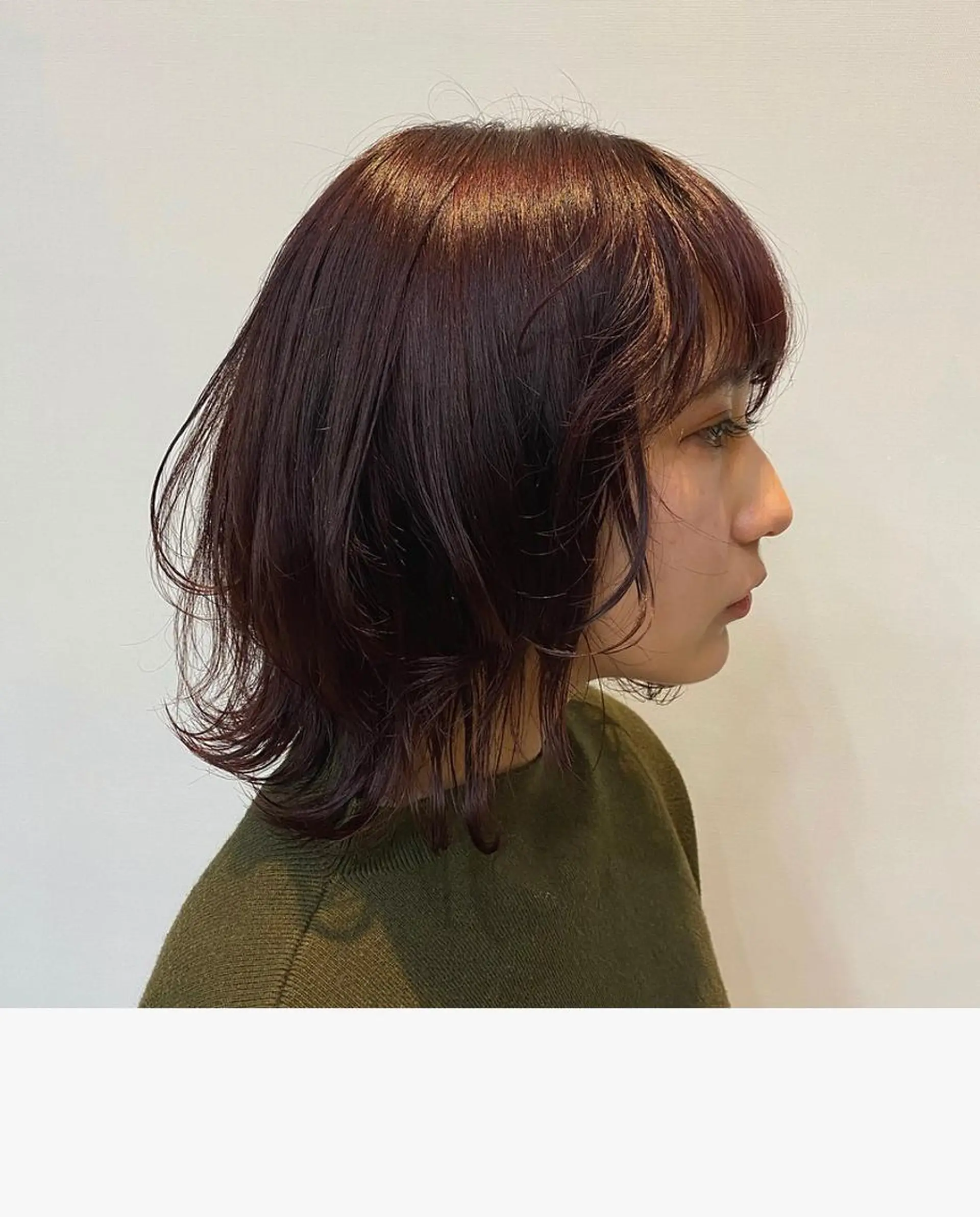 ミディアム カラー ヘアアレンジ satsuki 暖色・ブラウンカラーのヘアスタイル