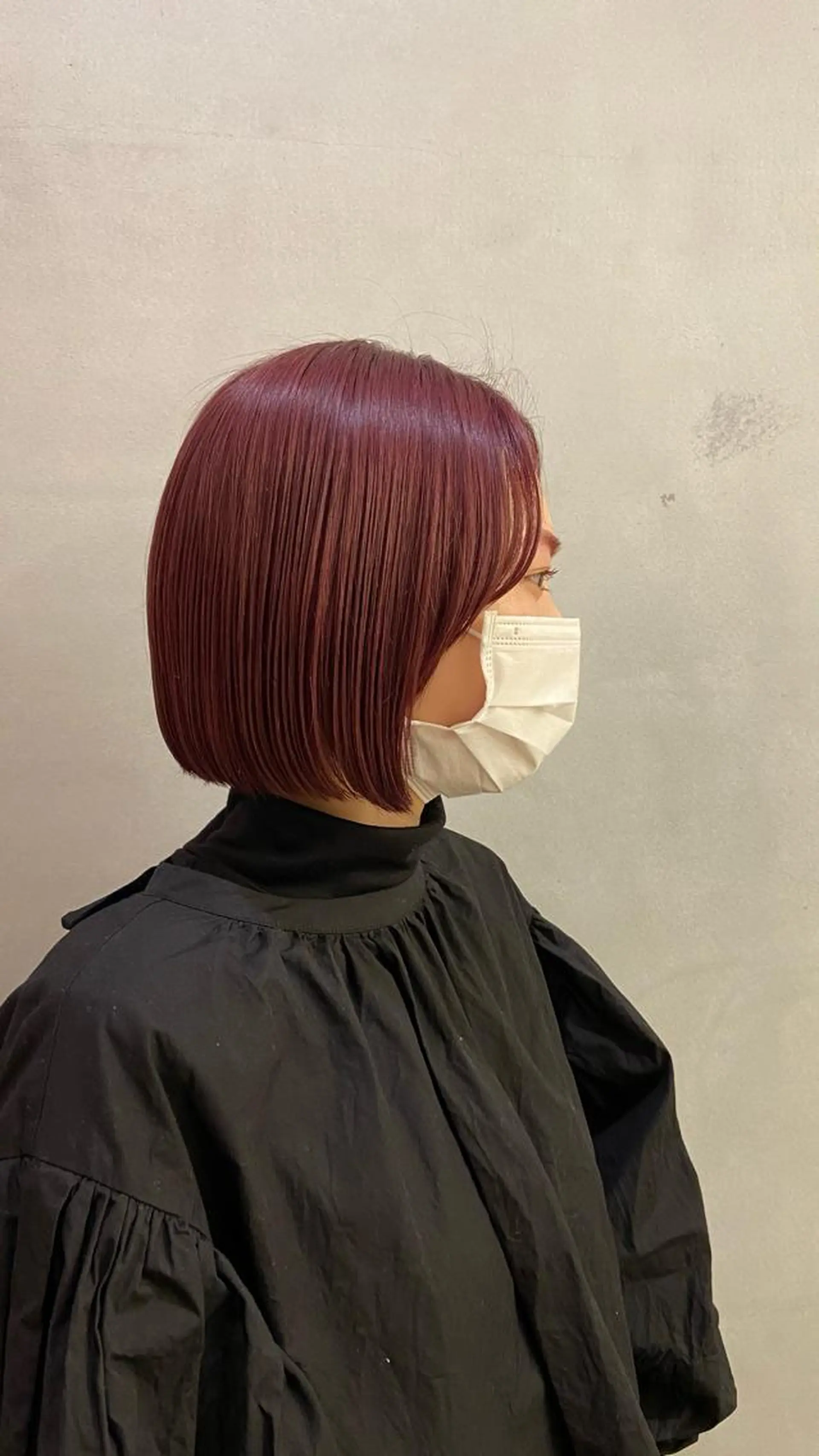 ショート カラー ヘアアレンジ ピンクカラー Rinon所属・沖 真琴のヘアスタイル