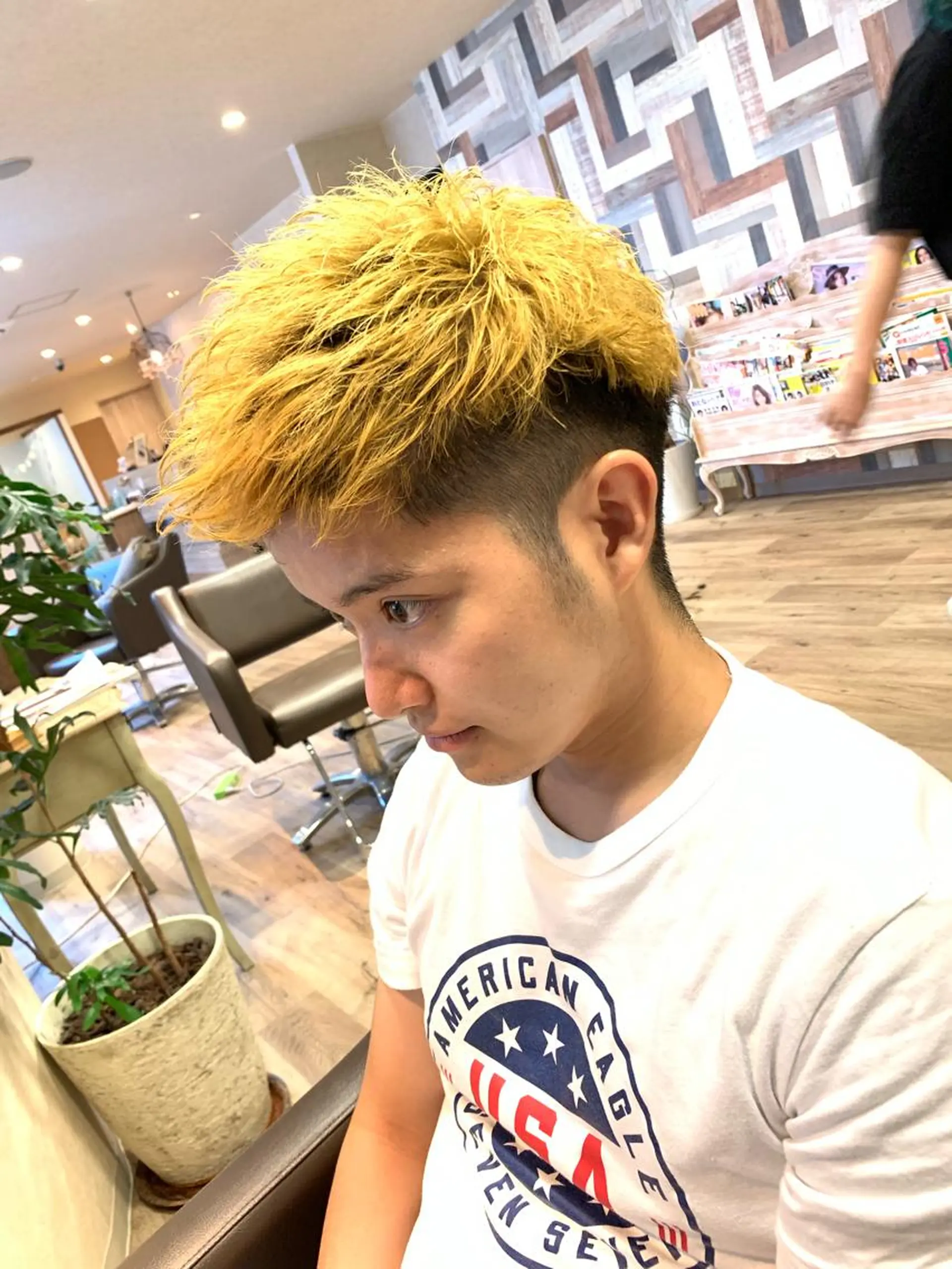 ショート 外国人風カラー ショートヘア Lit所属・Lit.豊橋 夏目のヘアスタイル