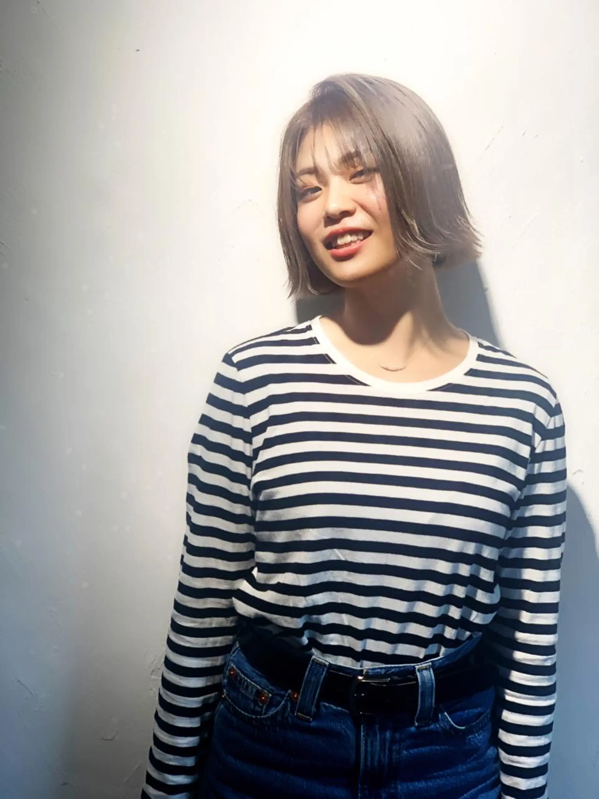 ショート カラー ヘアアレンジ ヘアカラー トリートメント ヤノ ナオミのヘアスタイル