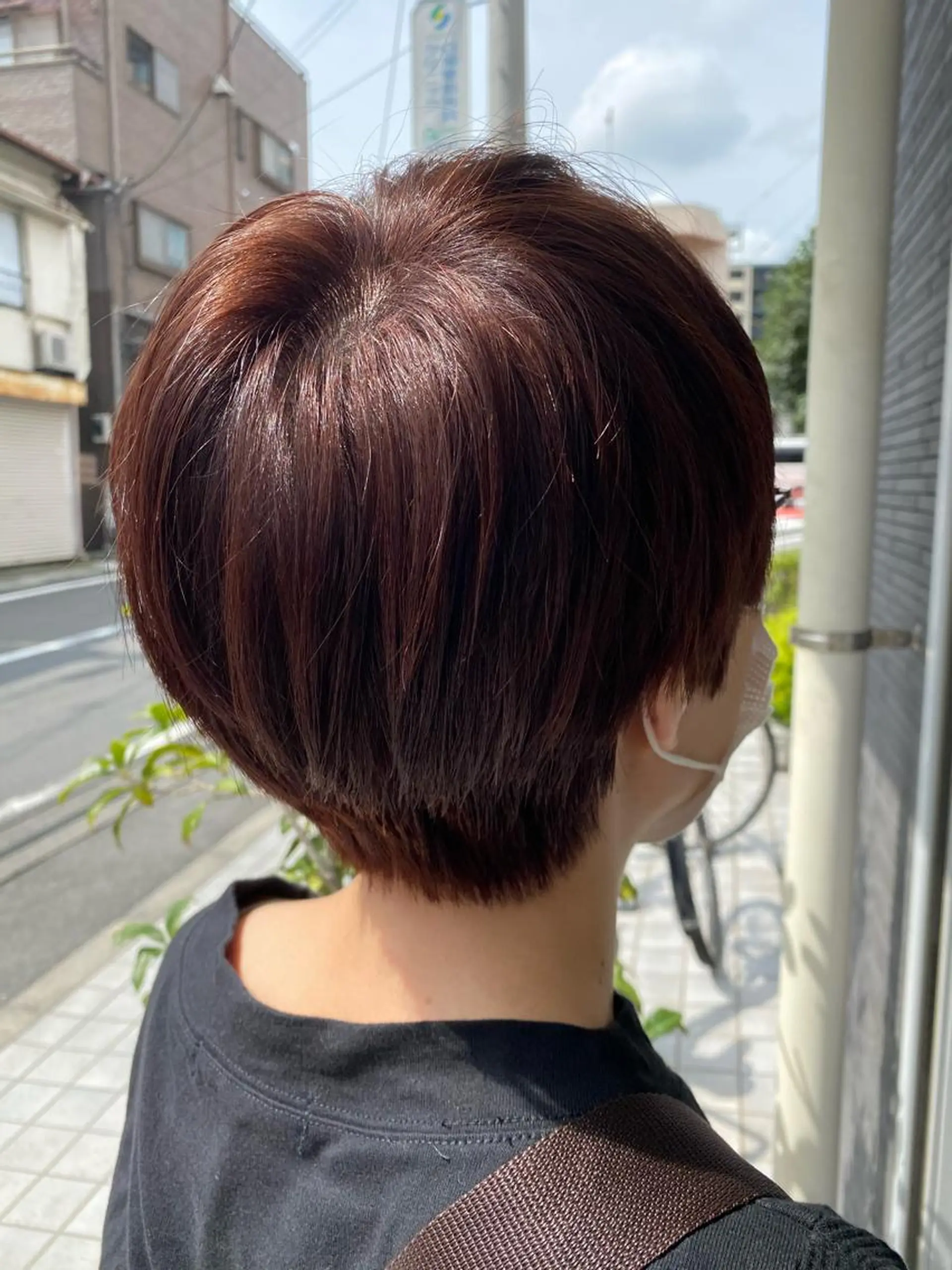ショート カラー わかばやし ゆうこのヘアスタイル
