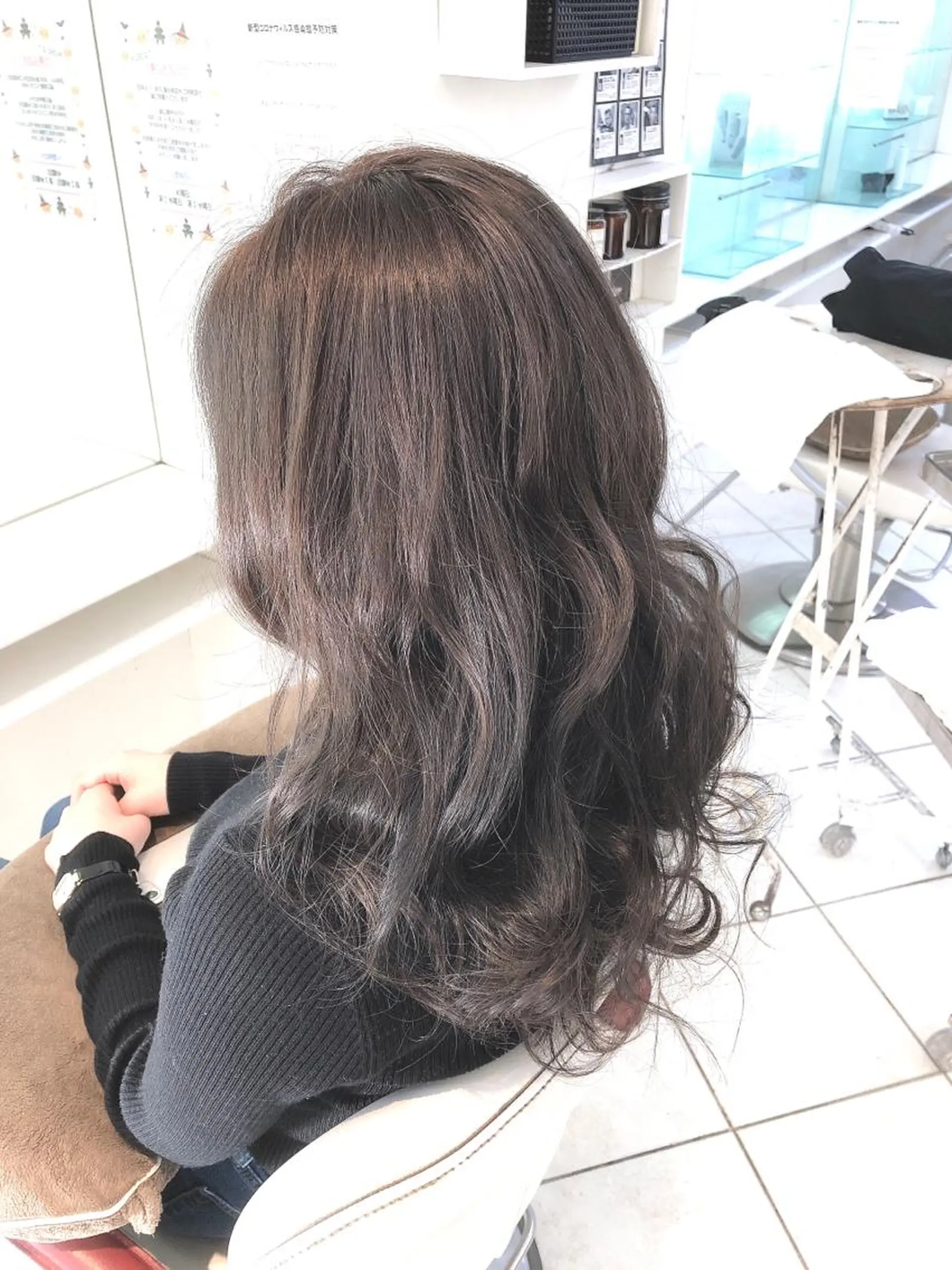 ロング カラー 保住 亮太のヘアスタイル