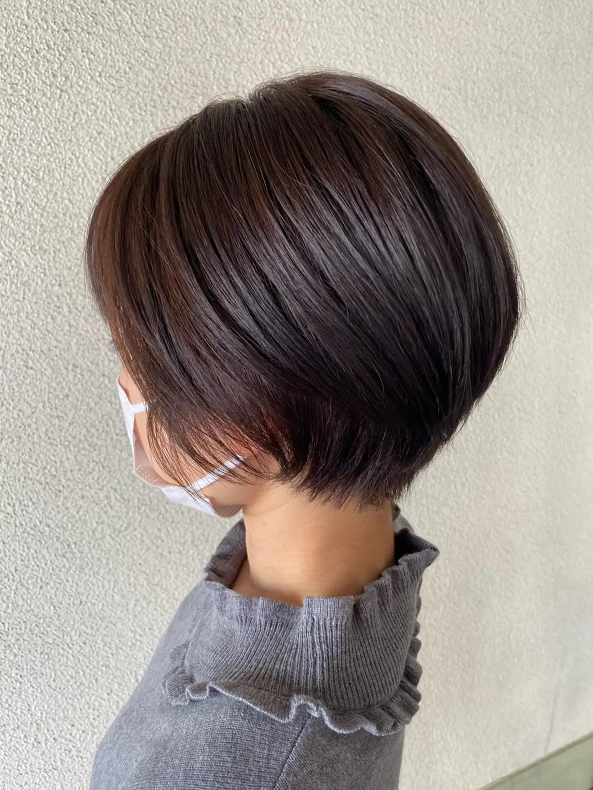 ショート ヘアカラー 艶髪✨髪質改善カラー 楠本浩子のヘアスタイル