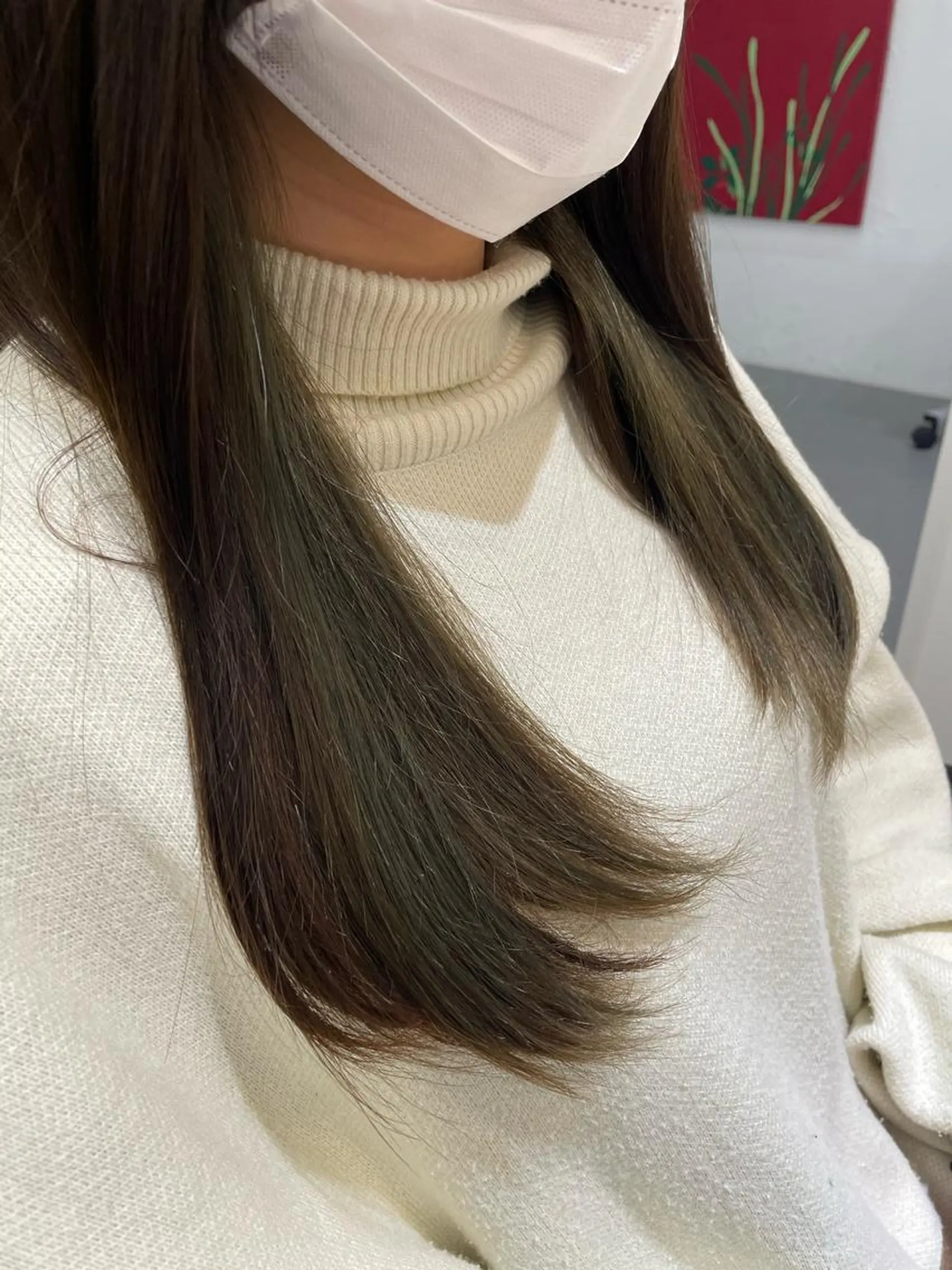 カラー ベージュカラー オリーブベージュ オリーブカラー サニーズ　バイ　コンクス所属・🌼みらん🌼 /副店長スタイリストのヘアスタイル