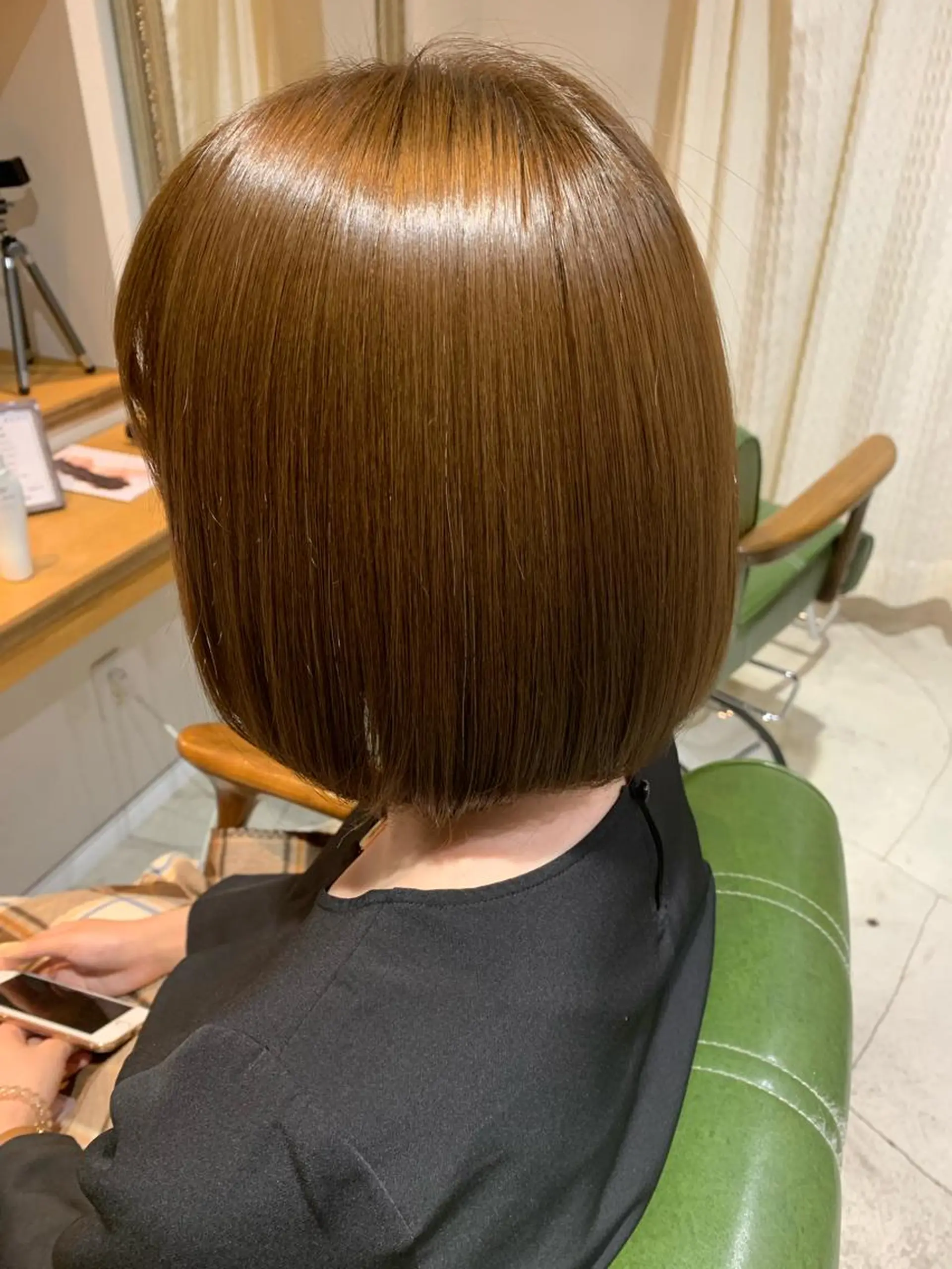 ミディアム 髪質改善/縮毛/新宿 🫧SUZUKA🫧のヘアスタイル