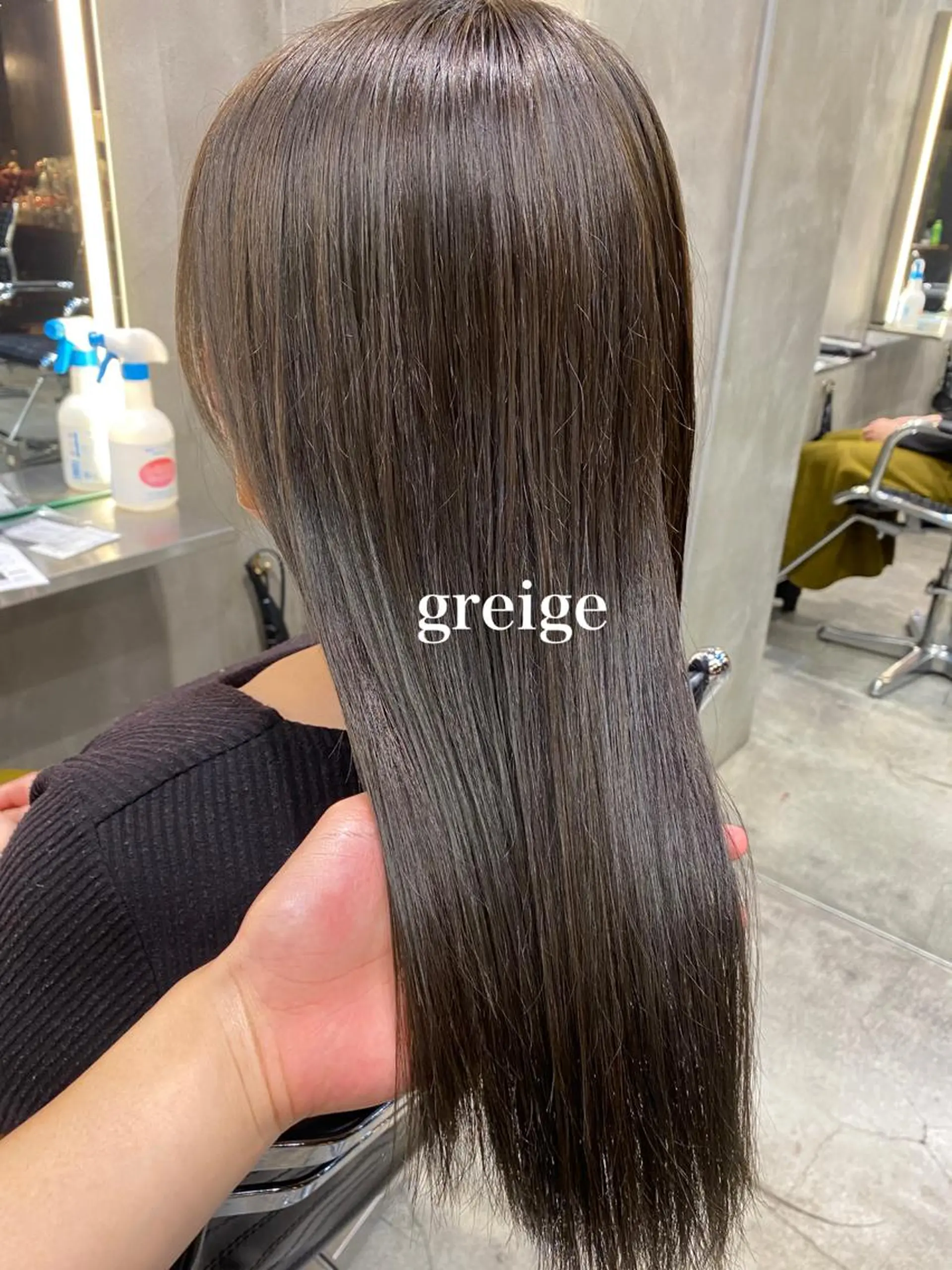 セミロング カラー 透明感カラー ◽️モードヘア◽️ SHOUTOのヘアスタイル