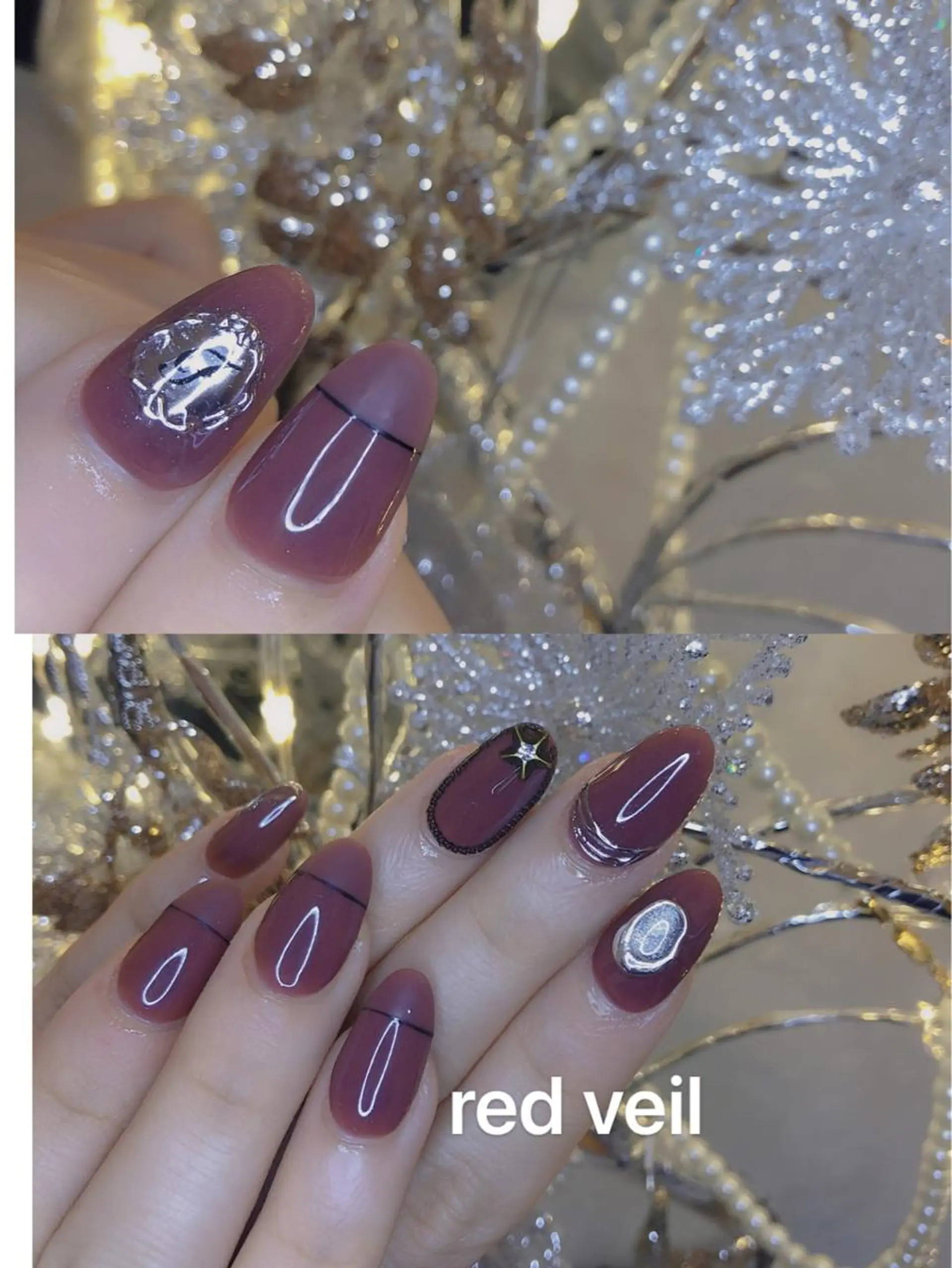 セミロング ネイル ハンドネイル 長さ出し専門 nynaのネイルデザイン