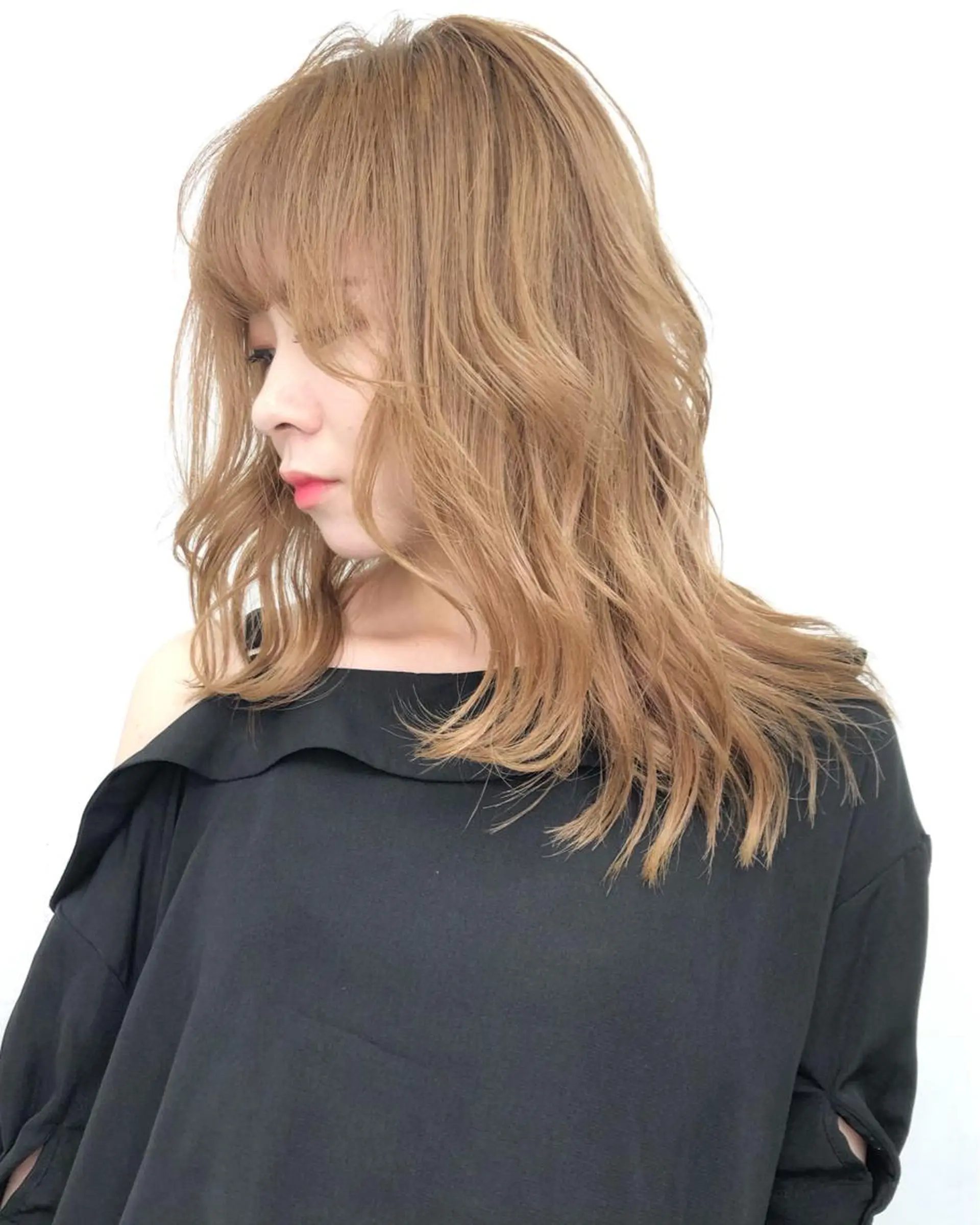 ミディアム カラー メンズ カット ヘアカラー トリートメント pigment所属・♡MIHO♡ スタイリストのヘアスタイル