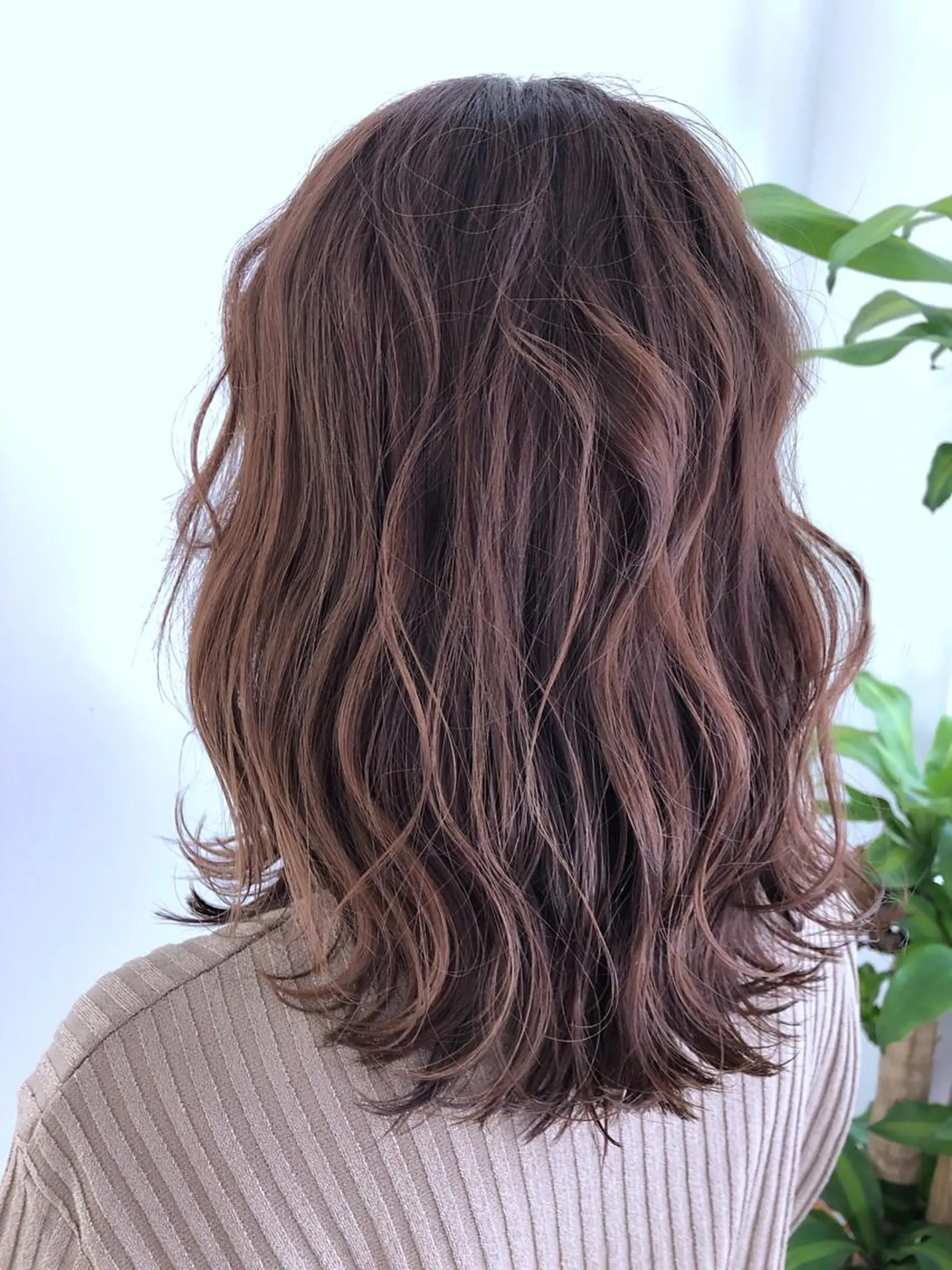 ミディアム カラー ベージュカラー ☕️ベージュカラー 内藤光哉☕️のヘアスタイル