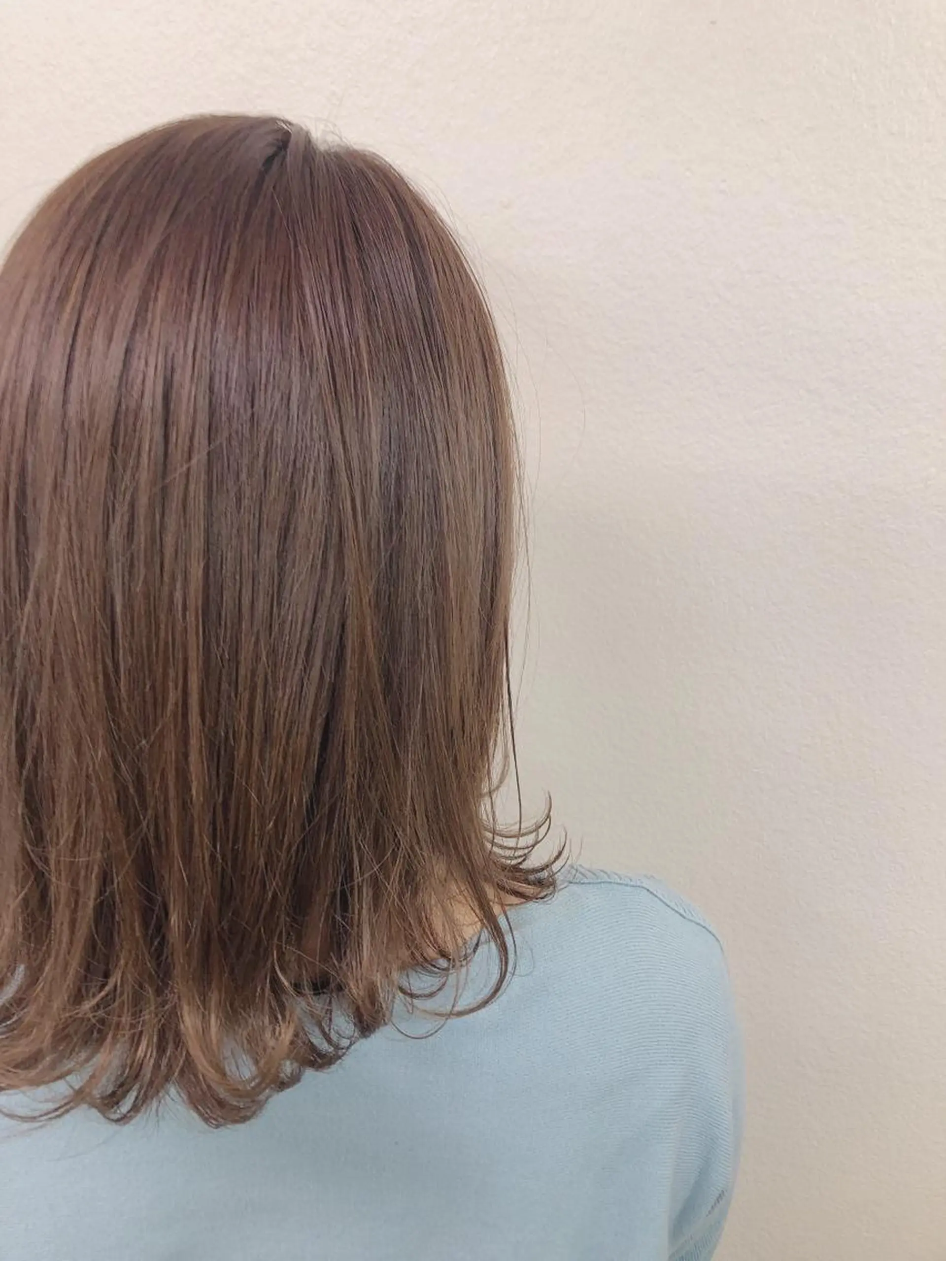 ミディアム カラー ヘアアレンジ 外苑前NO.1艶髪 透明感カラーのヘアスタイル