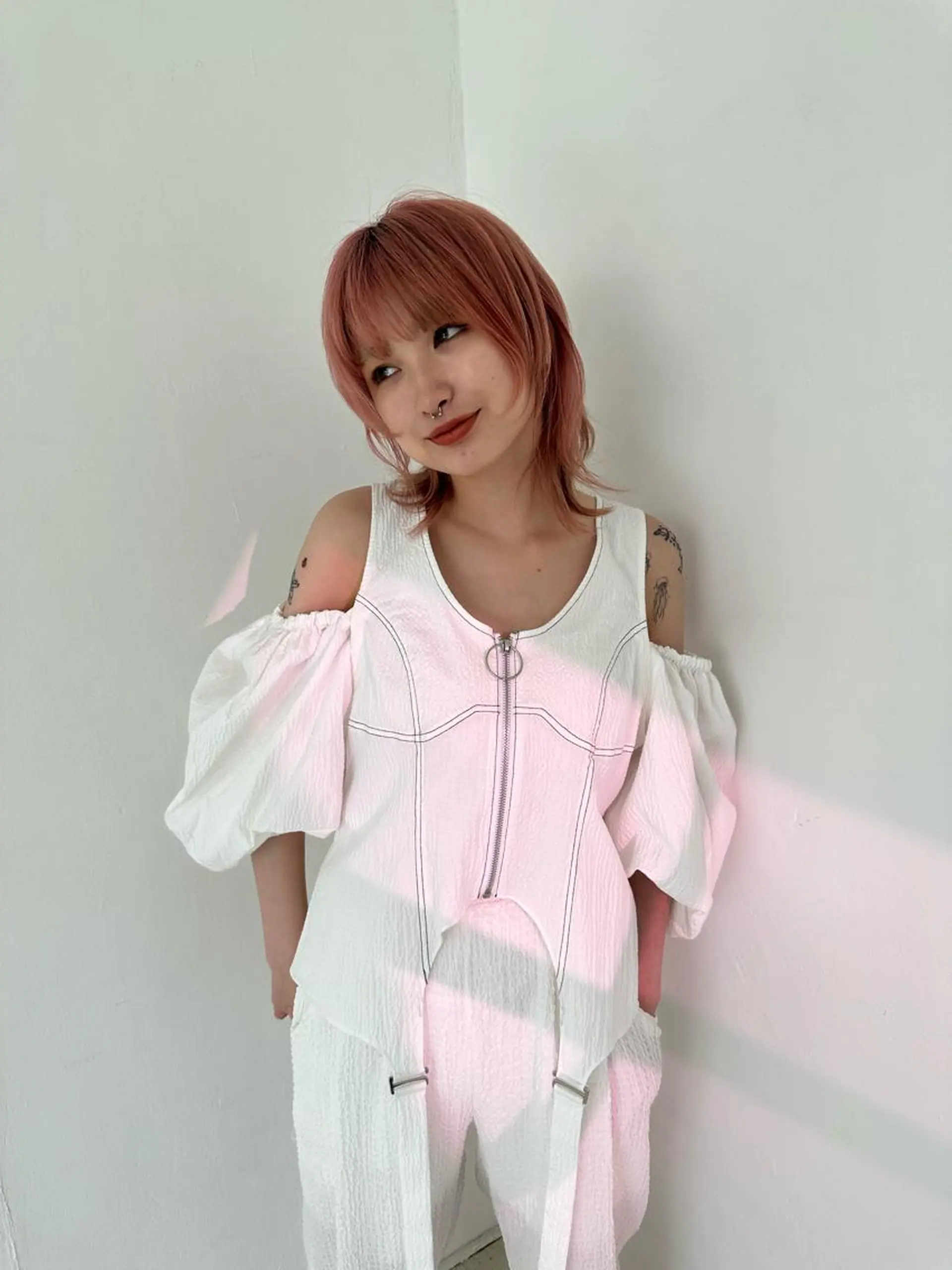 ショート カラー ヘアカラー 美髪・シールエクステ ホソタニリョウコのヘアスタイル