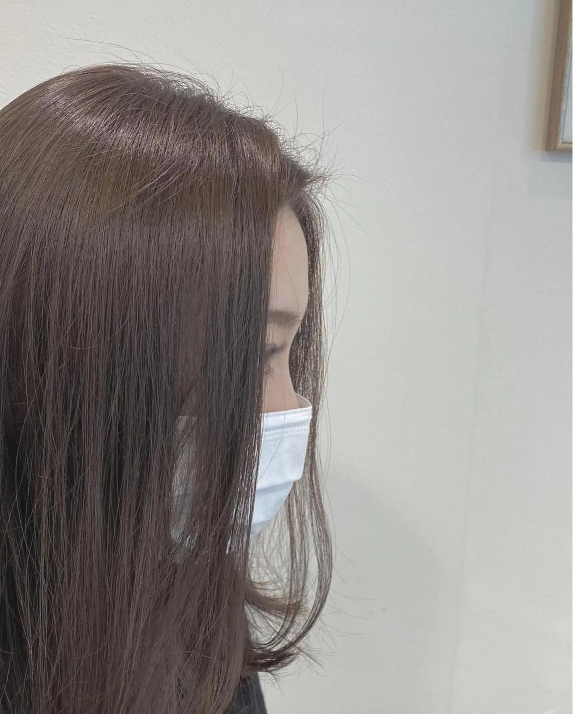 セミロング カラー アッシュ hair salon riri所属・寺村 萌々佳のヘアスタイル