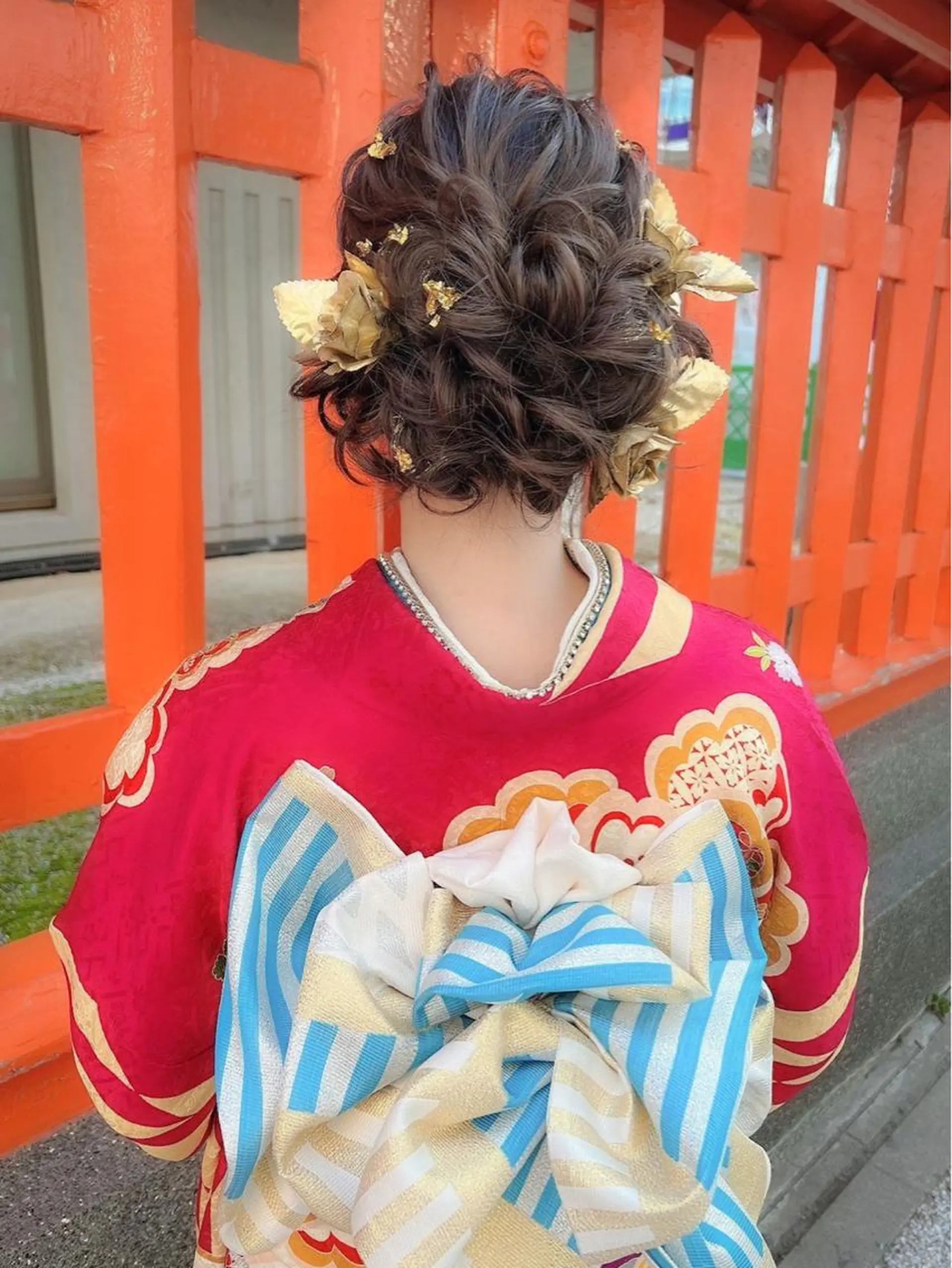 ロング ヘアアレンジ 成人式 autre所属・大久保 ひでなりのヘアスタイル