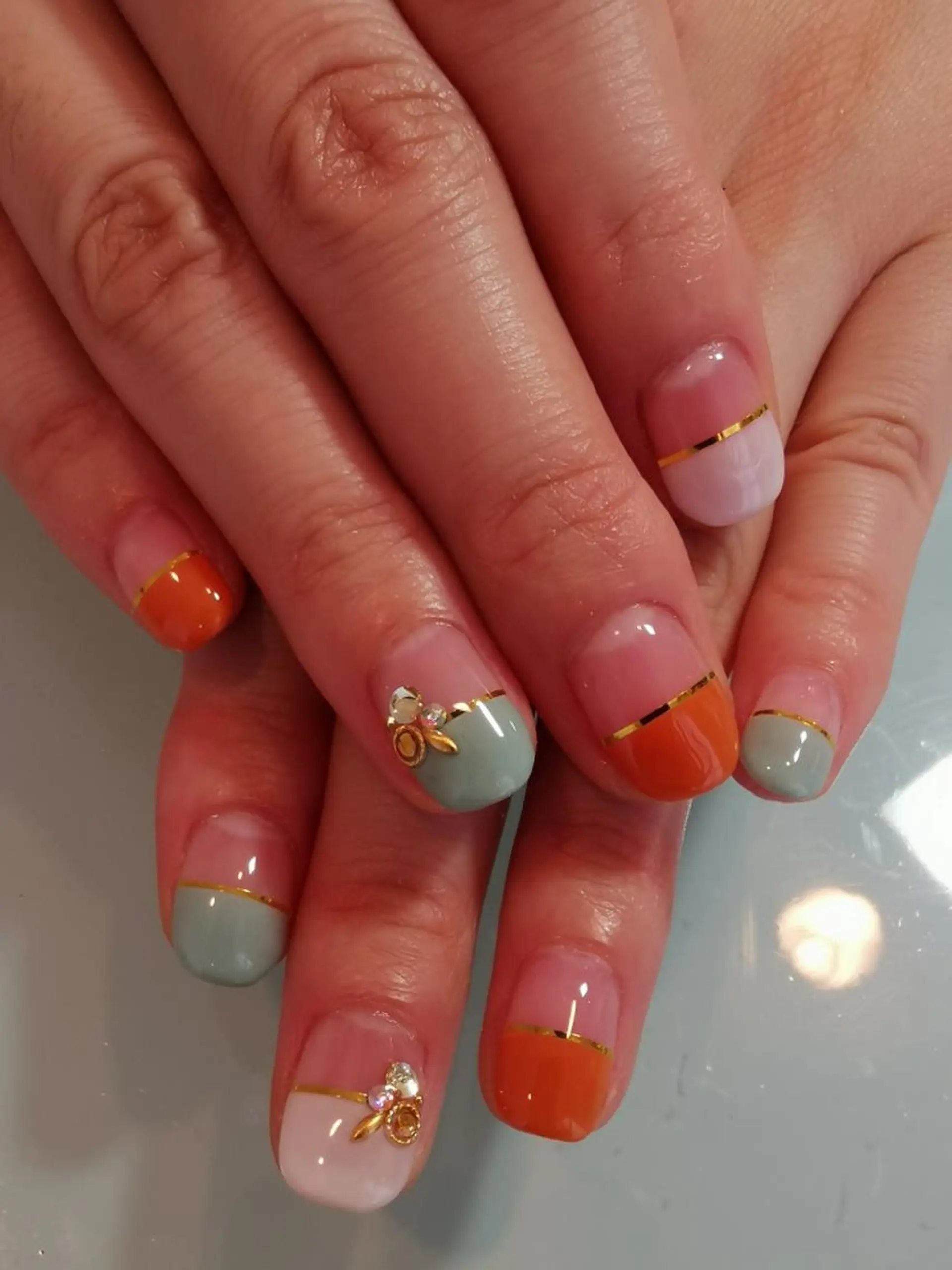 ネイル フレンチネイル 人気エリア💖完全個室【ルリエ】所属・ネイルサロン Lelienルリエのネイルデザイン