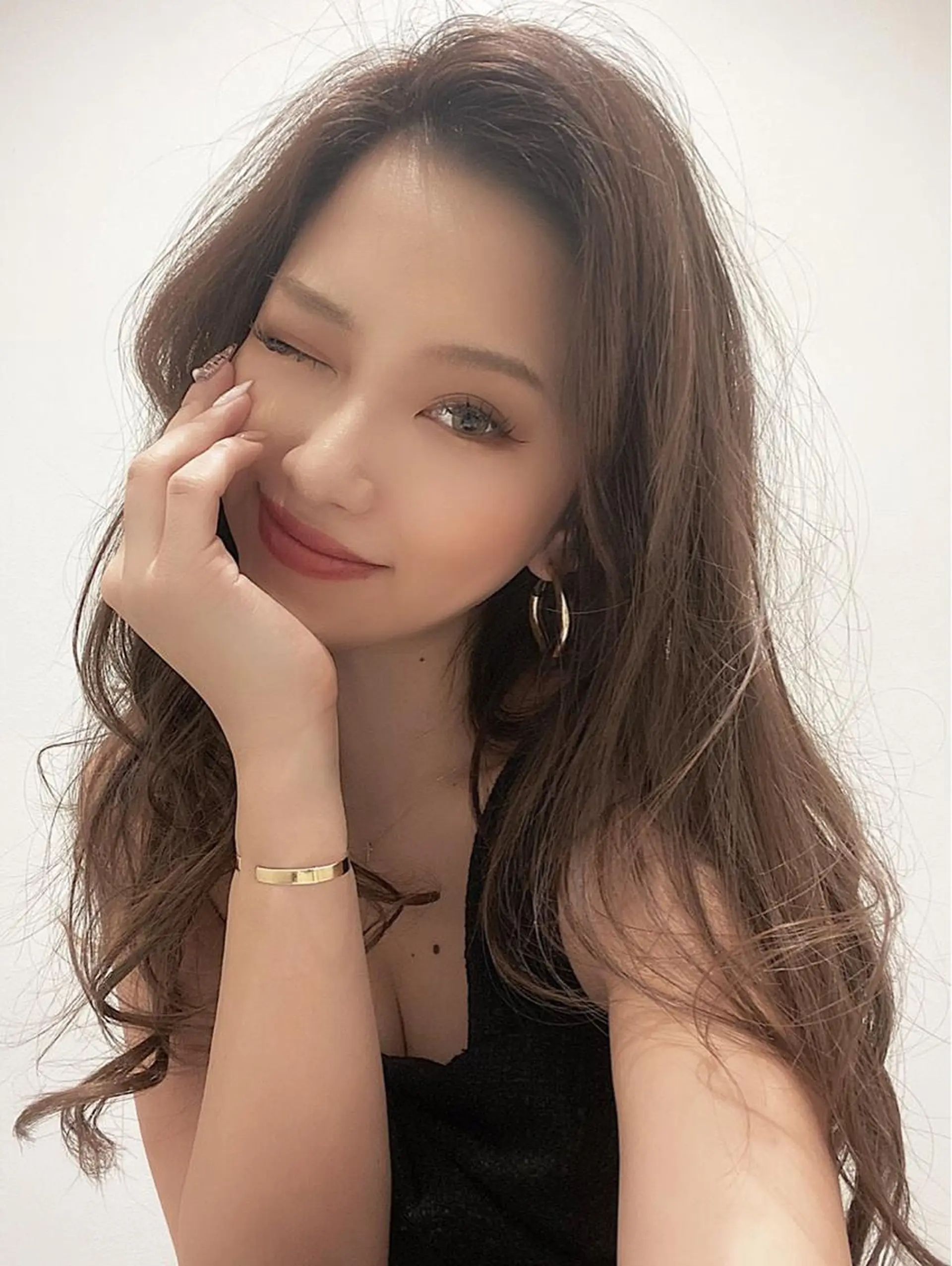 ロング カラー レイヤーカット BLend 渋谷のヘアスタイル