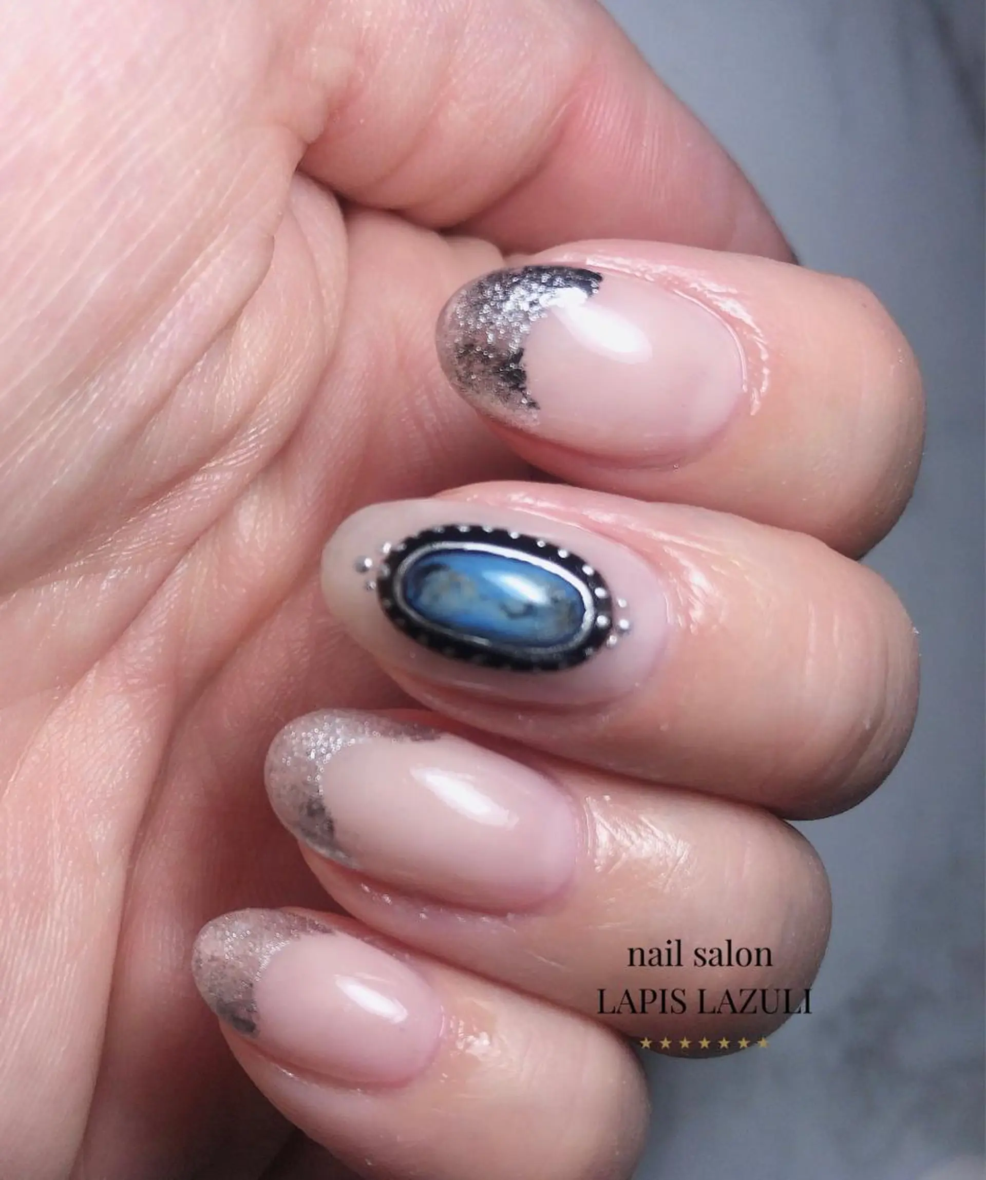 ネイル nail salon ラピスラズリのネイルデザイン