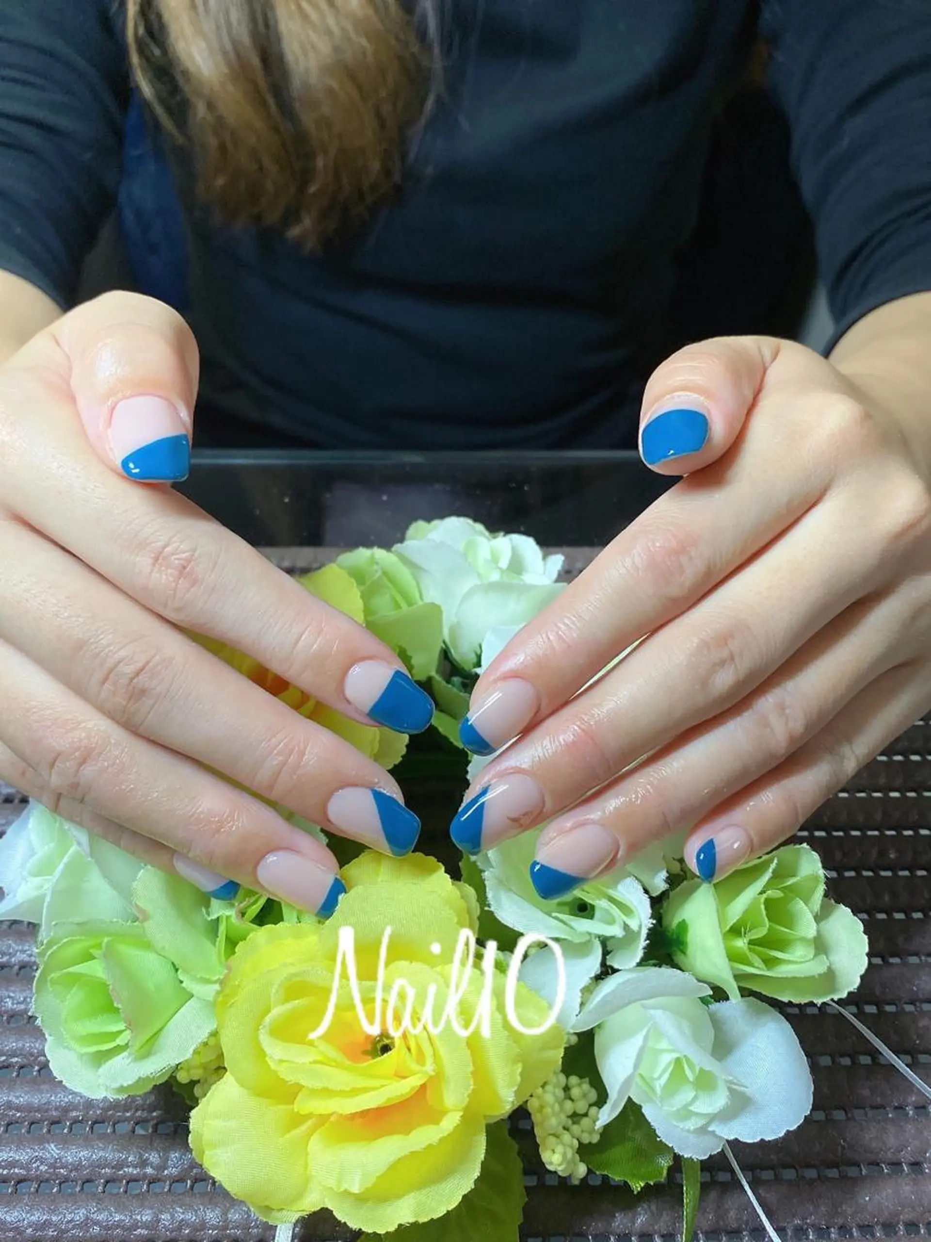 ネイル アートネイル 長さ出し フレンチネイル Nail10 Kakoのネイルデザイン