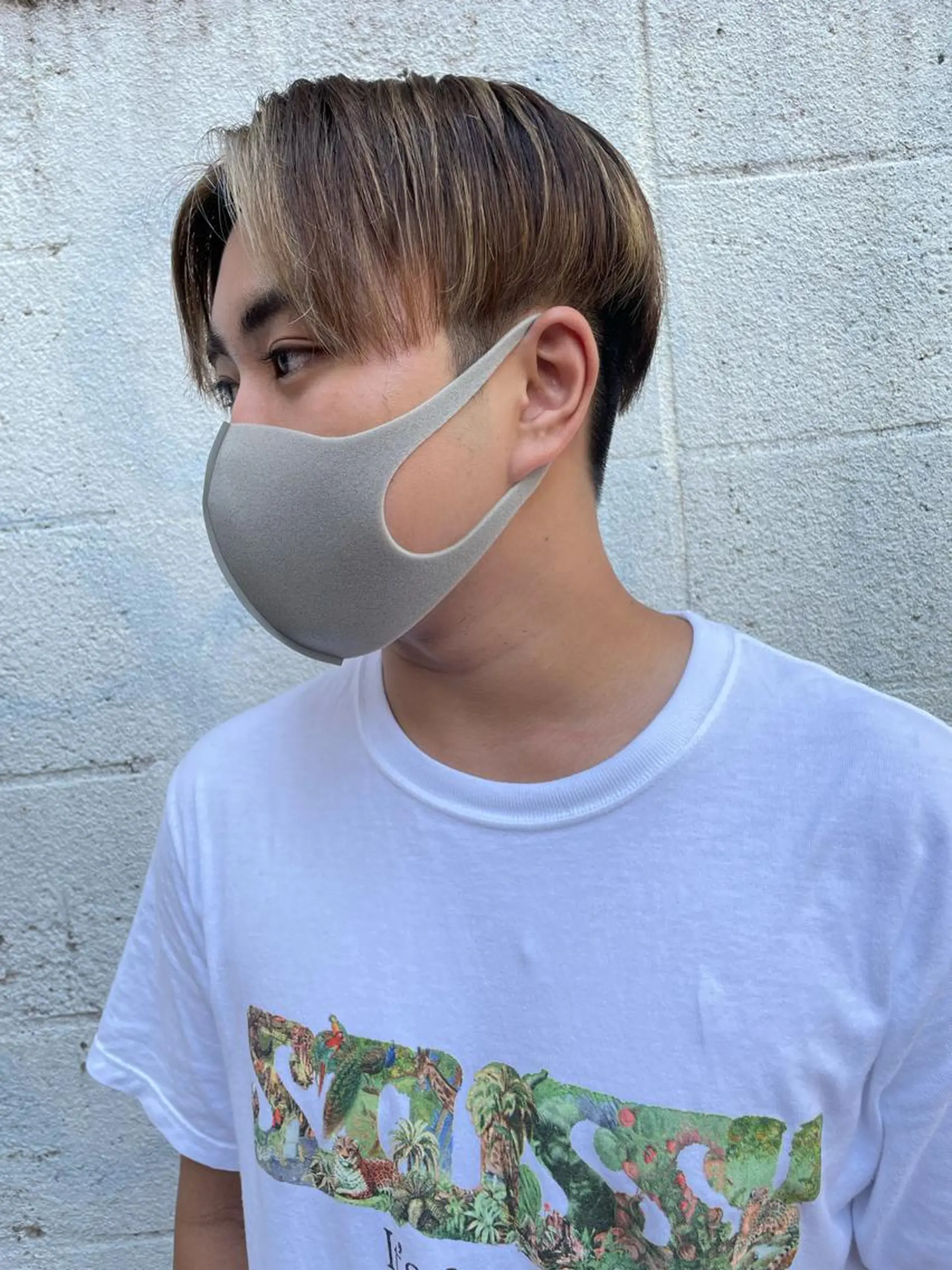 ミディアム ミストバング 渋谷 メンズヘア⭐️ タニグチヨシユキのヘアスタイル