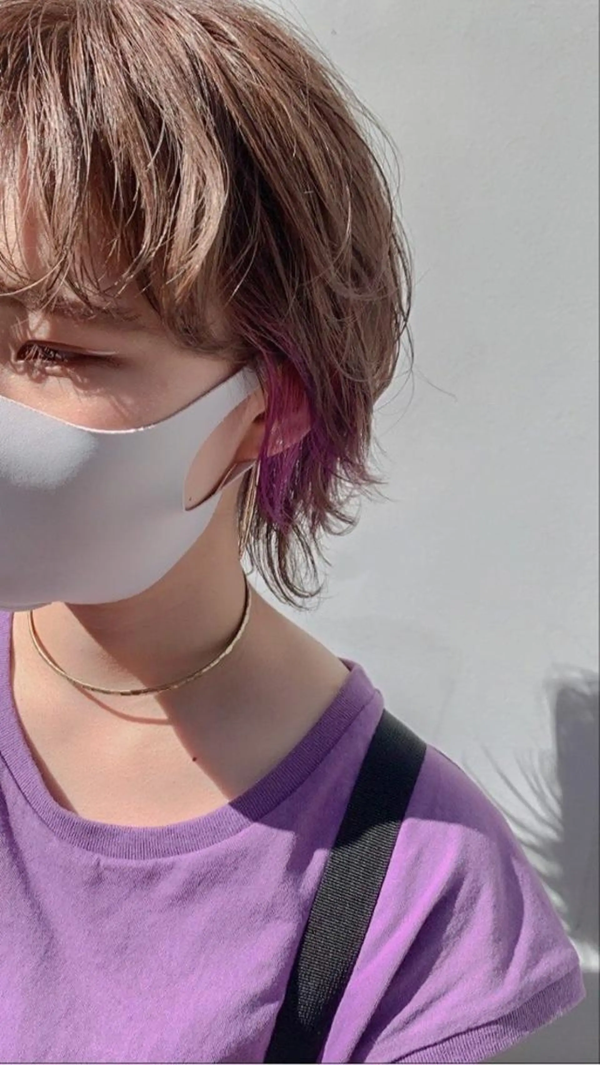 ショート パープルカラー NATSUKI /  ショートのヘアスタイル