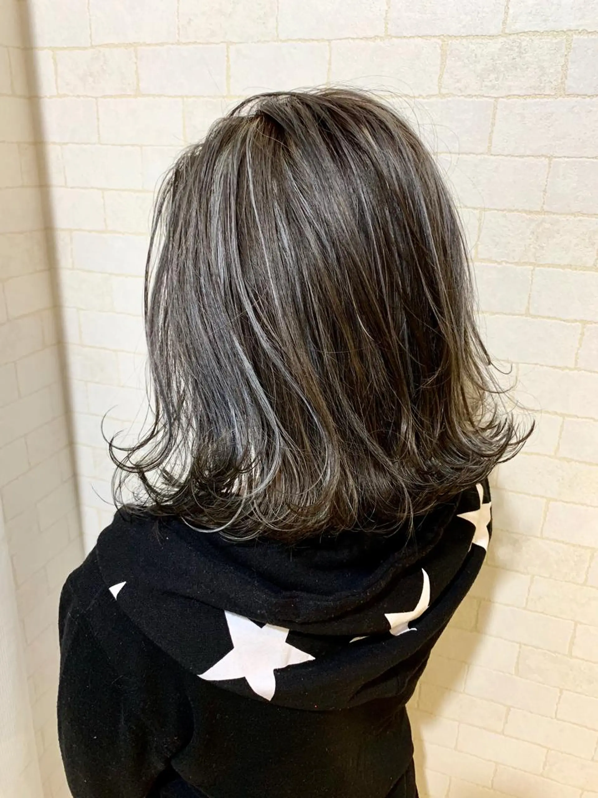 ミディアム 神野 雅樹のヘアスタイル