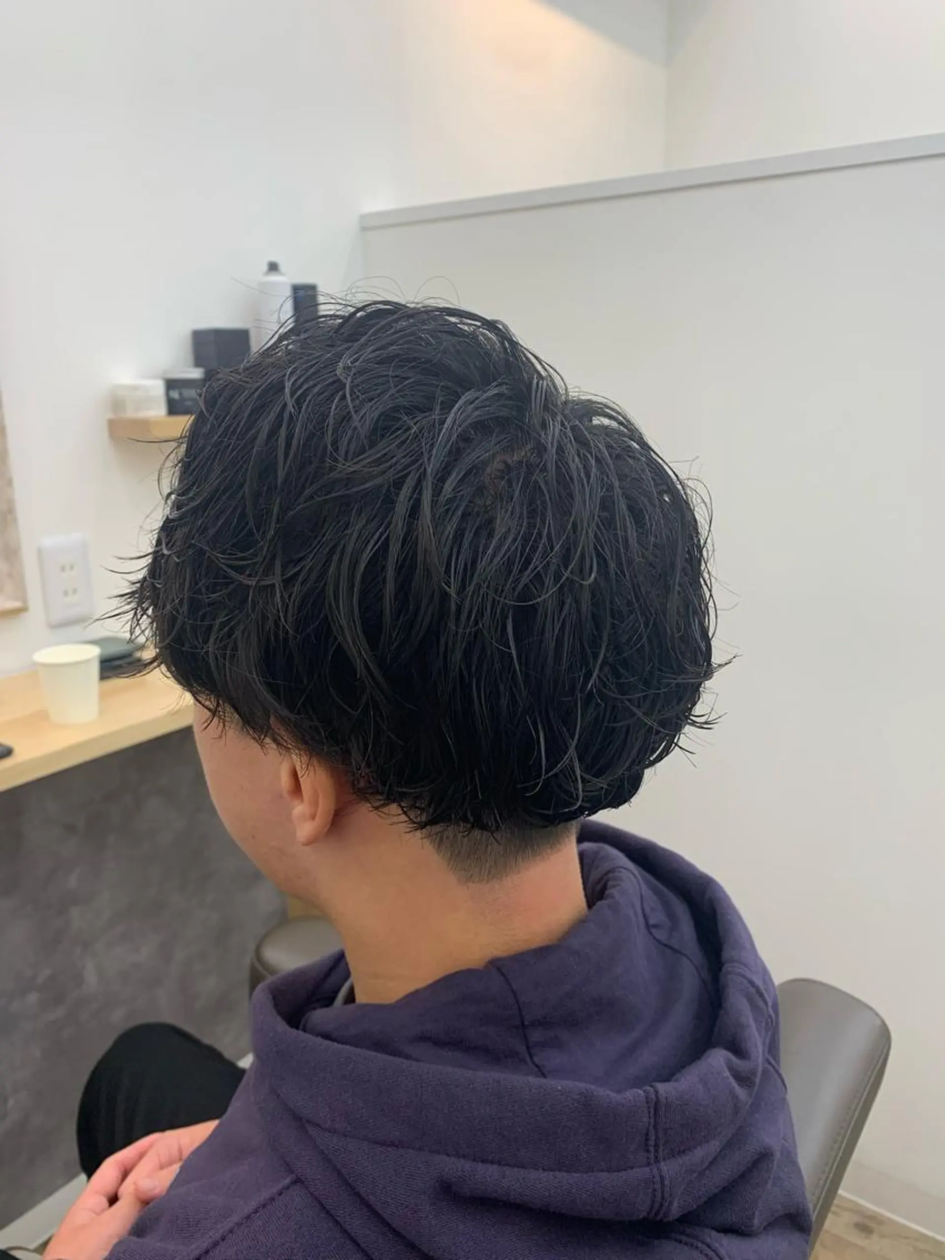 ショート パーマ メンズ カット パーマ ヘアセット Kalon Tokyo高円寺所属・🔥メンズ特化🔥 ツチダユウのヘアスタイル