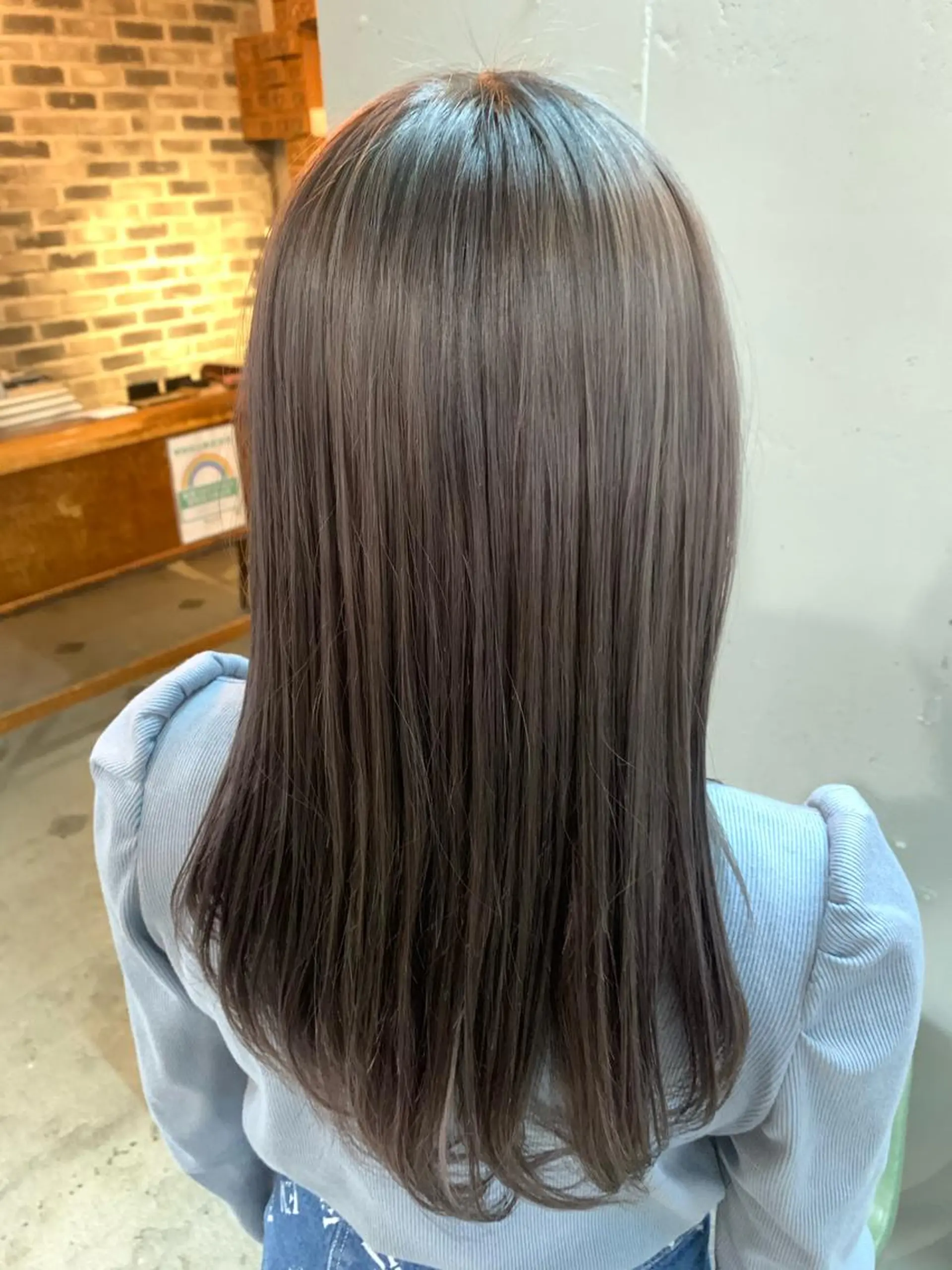 ミディアム カラー グレージュ トリートメント ヘッドスパ 似合わせ×美髪改善✨ Yutoのヘアスタイル