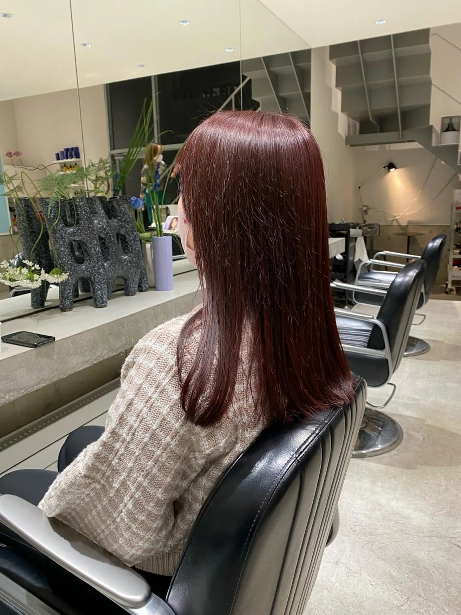 ロング ヘアカラー トリートメント カット🩵 りこのヘアスタイル