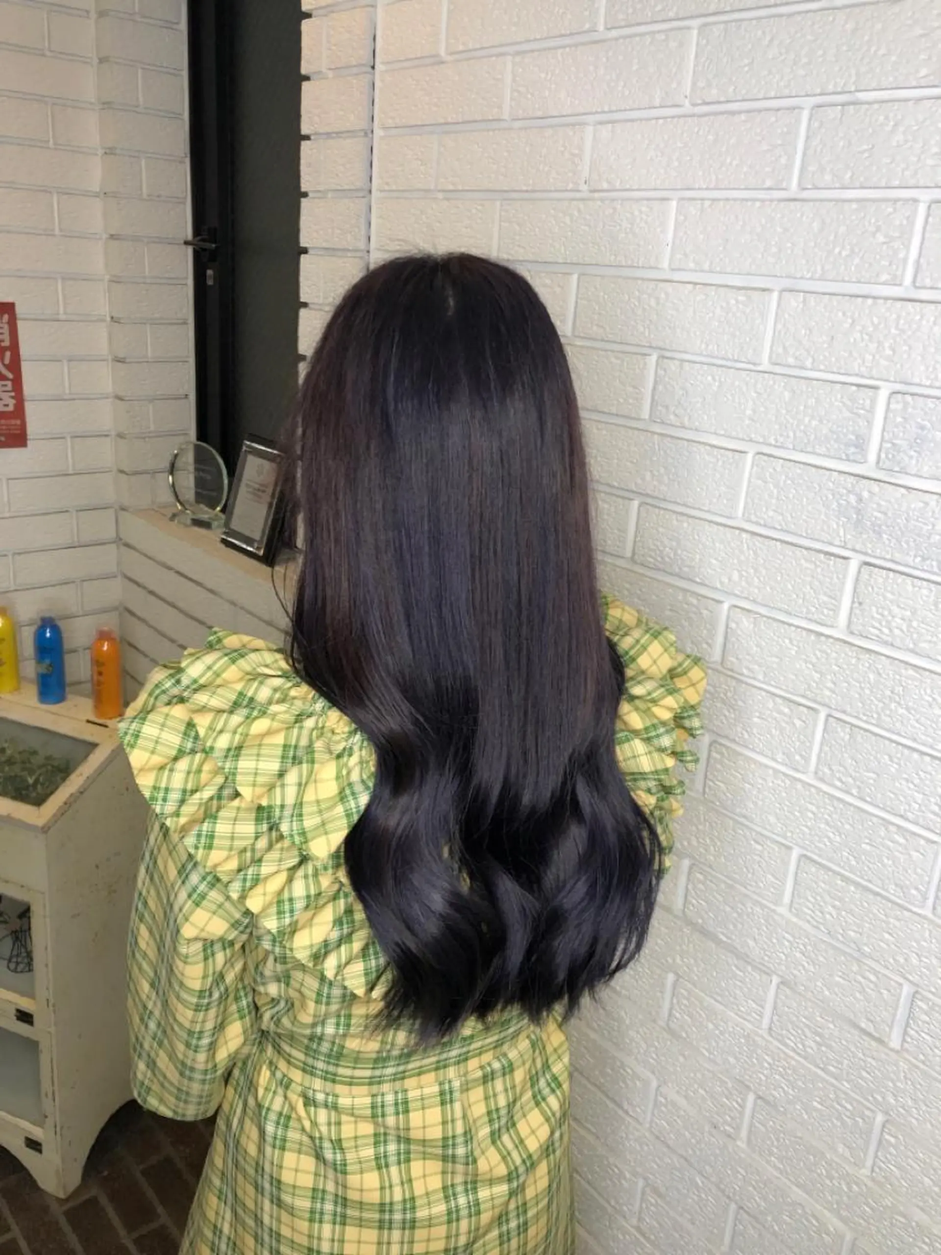 ロング カット ヘアカラー トリートメント 艶カラー🩵💛 NANAのヘアスタイル