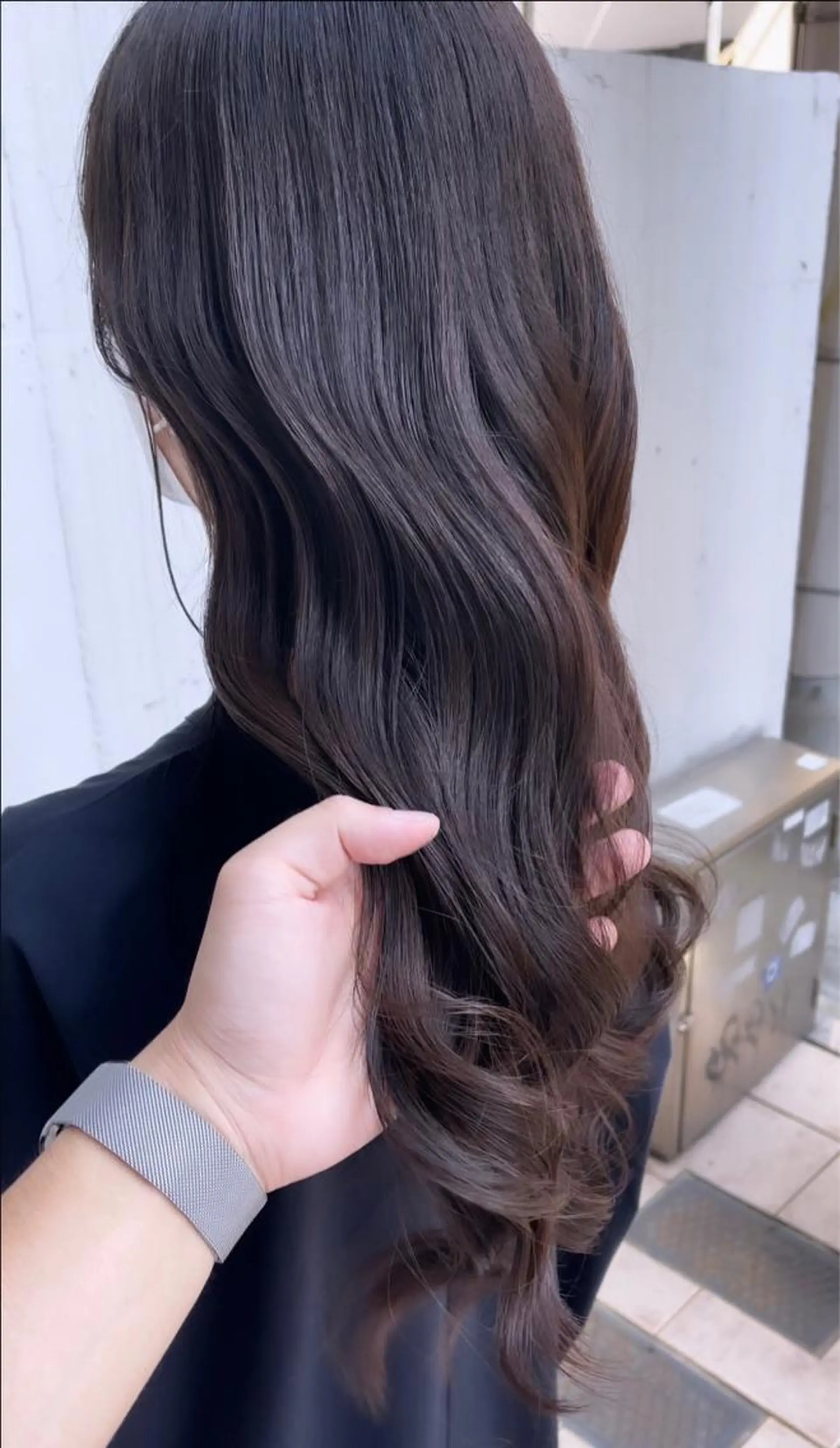 ロング カラー 透明感カラー ヘアカラー 泉 堅也のヘアスタイル