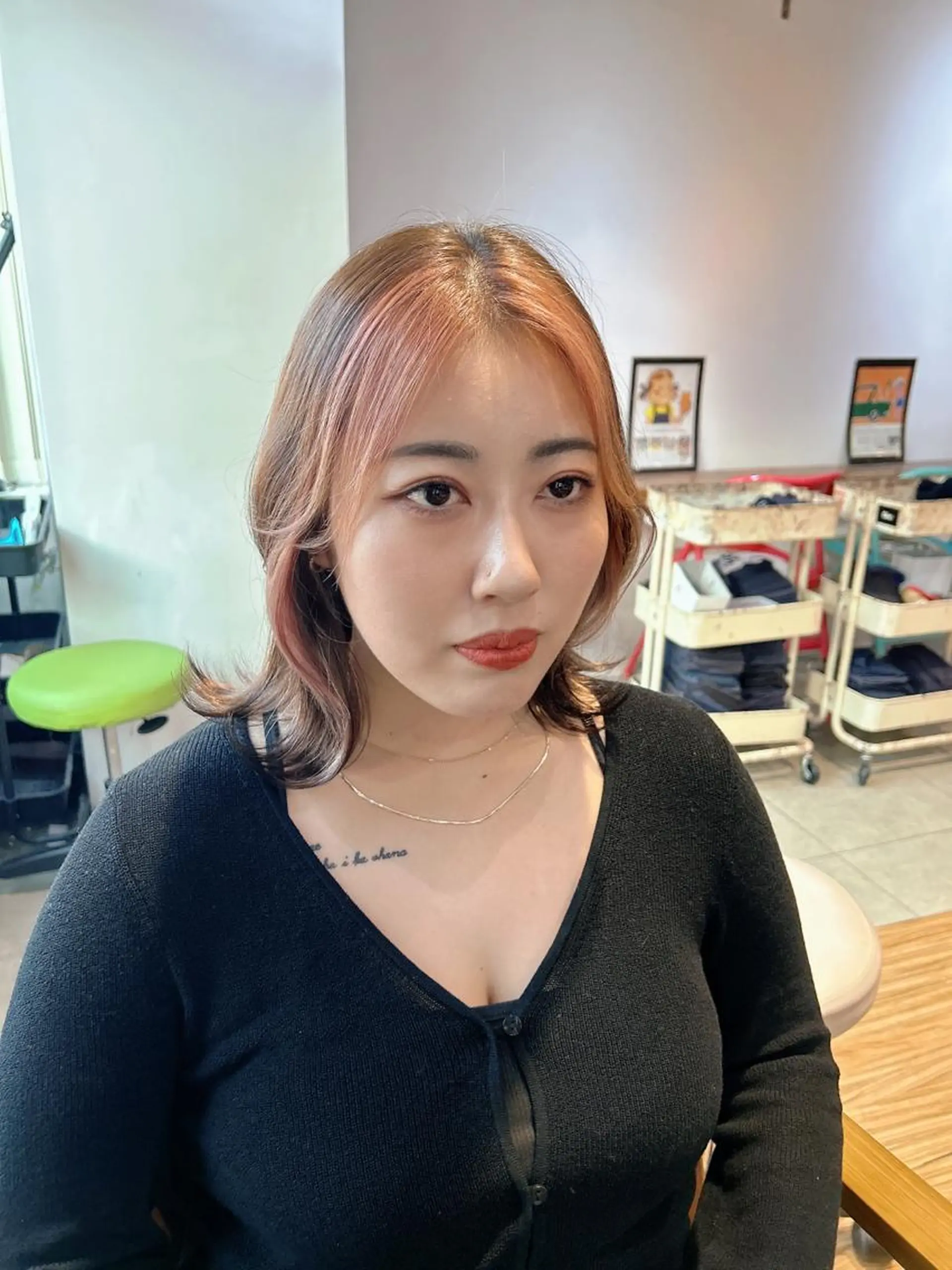 セミロング カラー 🎨デザイン🥇 美髪・艶髪 日暮千敬のヘアスタイル