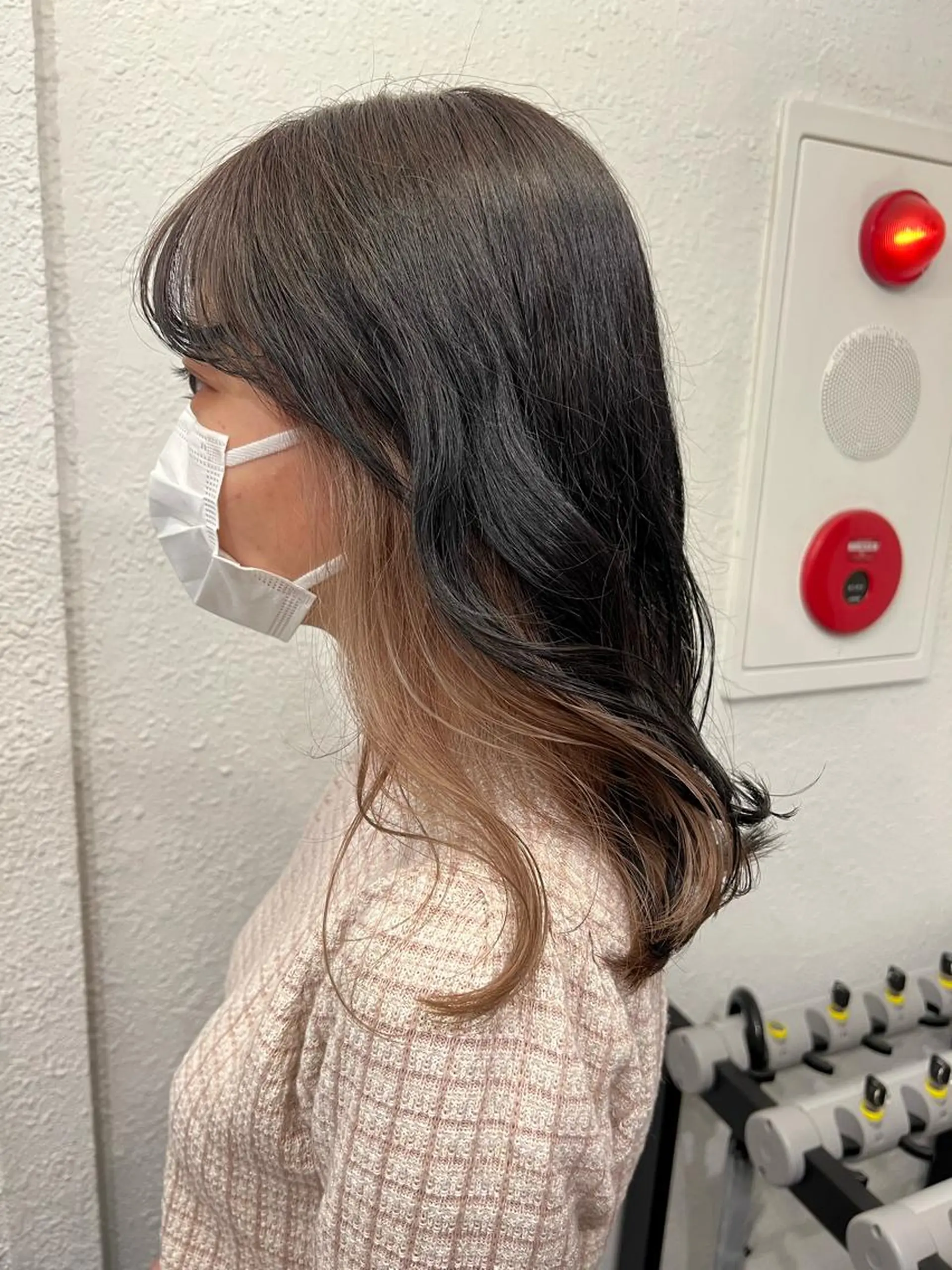 セミロング 名駅/艶韓国風ヘア miyabiのヘアスタイル