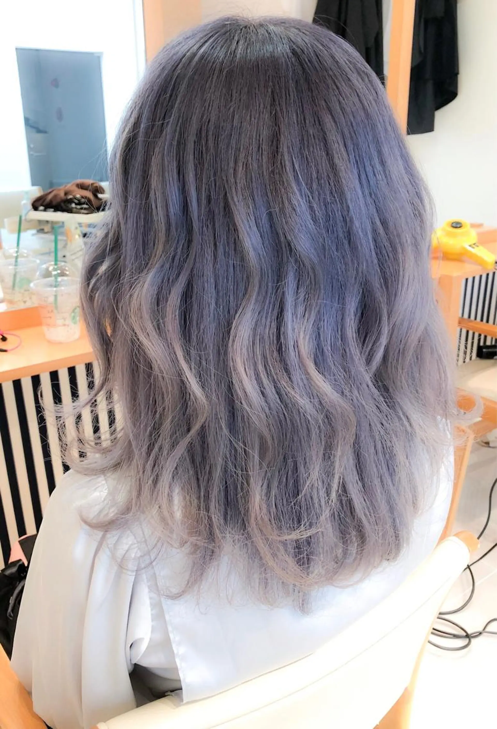 ミディアム カラー モテ髪透明感❤️ デイズヘアカラーのヘアスタイル