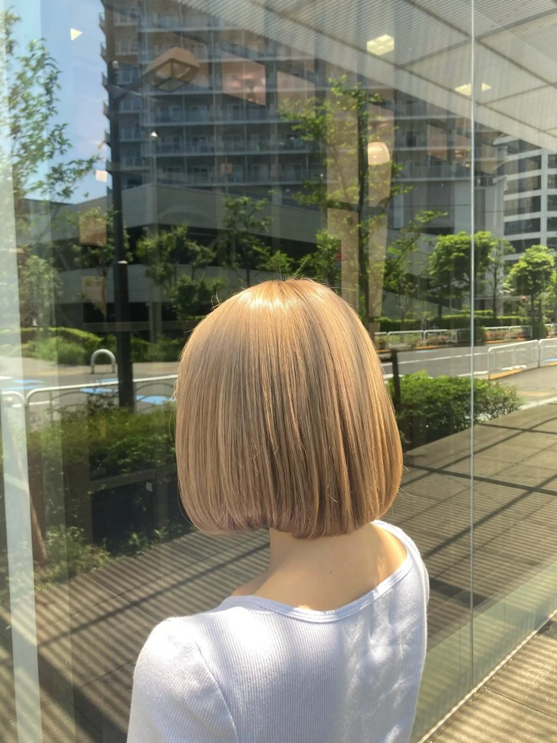 ショート カラー ベージュカラー シャルマン銀座店所属・🌟東銀座マンツーマ ン🌟タカナシのヘアスタイル