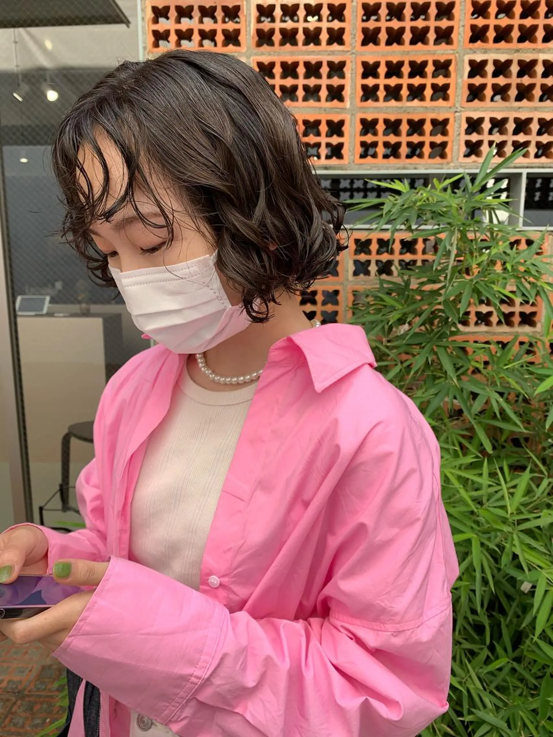 パーマ ボブパーマコテ巻き風 パーマNo1深江秀平のヘアスタイル