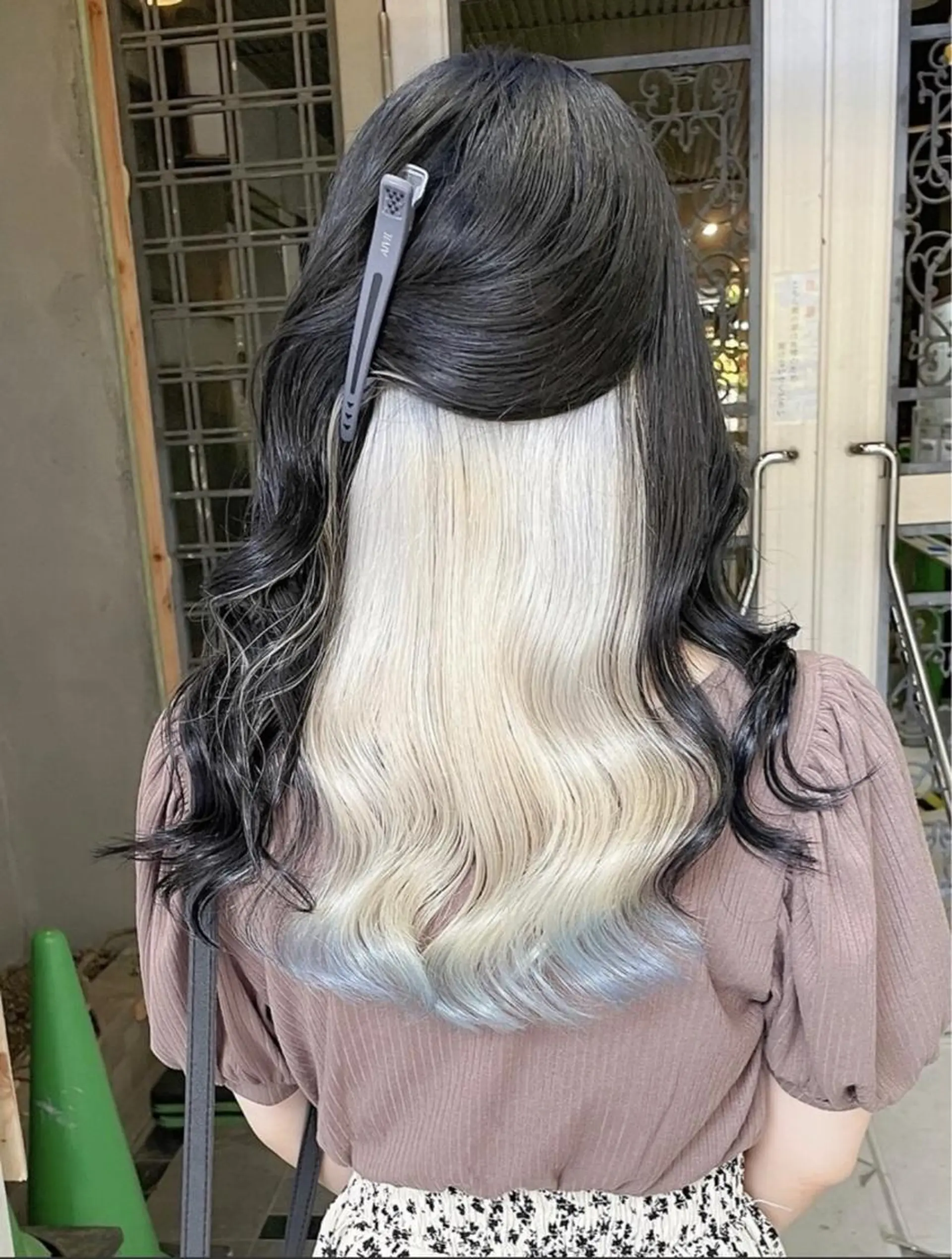 セミロング ❄️💛エクステ ブリーチ❄️yukiのヘアスタイル