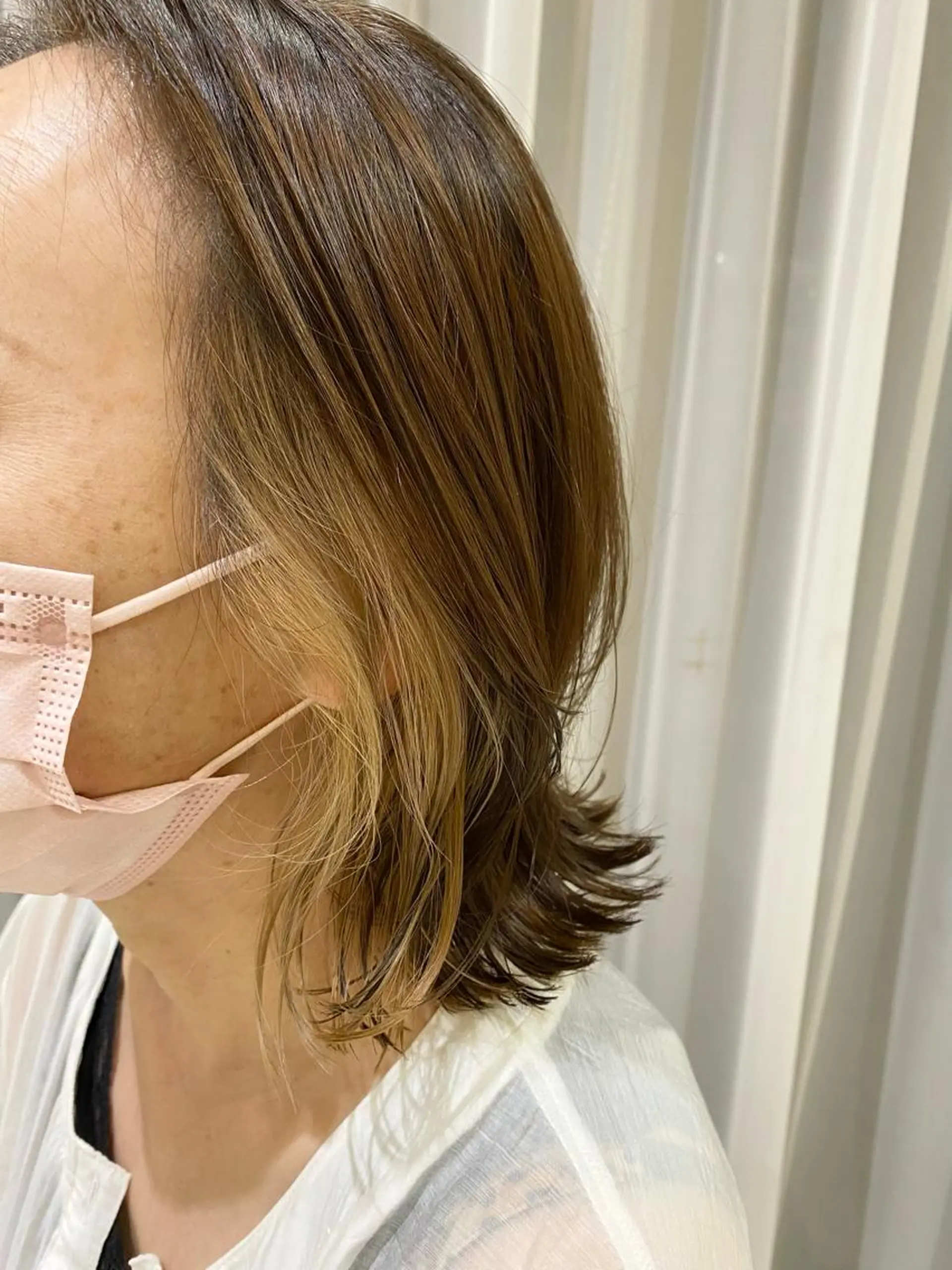 ミディアム カラー ベージュカラー インナーカラー ボブ カット トリートメント みやび/透明感カラー /髪質改善のその他イメージ