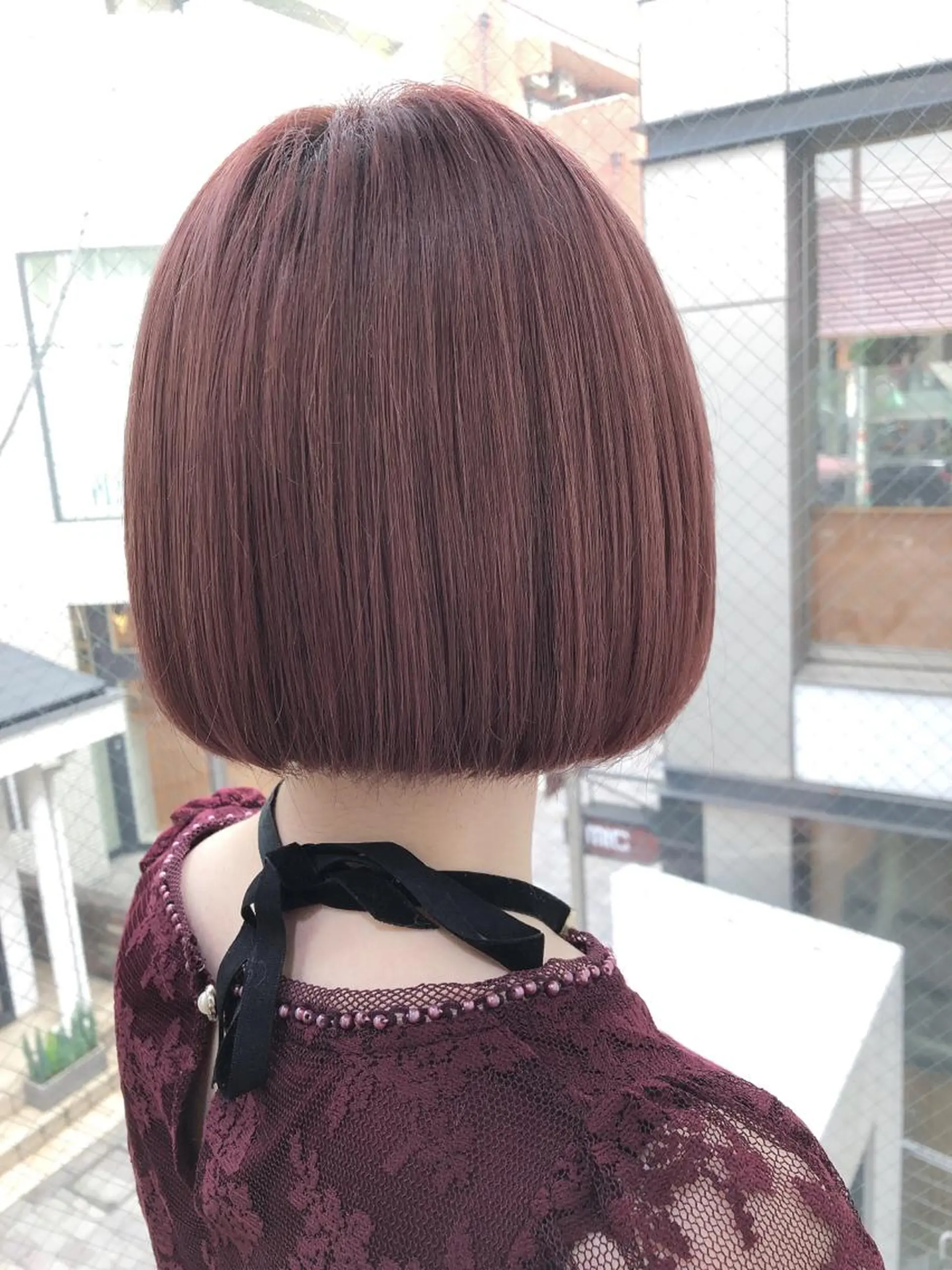 ミディアム ヘアカラー 韓国風/オシャレ /縮毛矯正/滝口琴未のヘアスタイル
