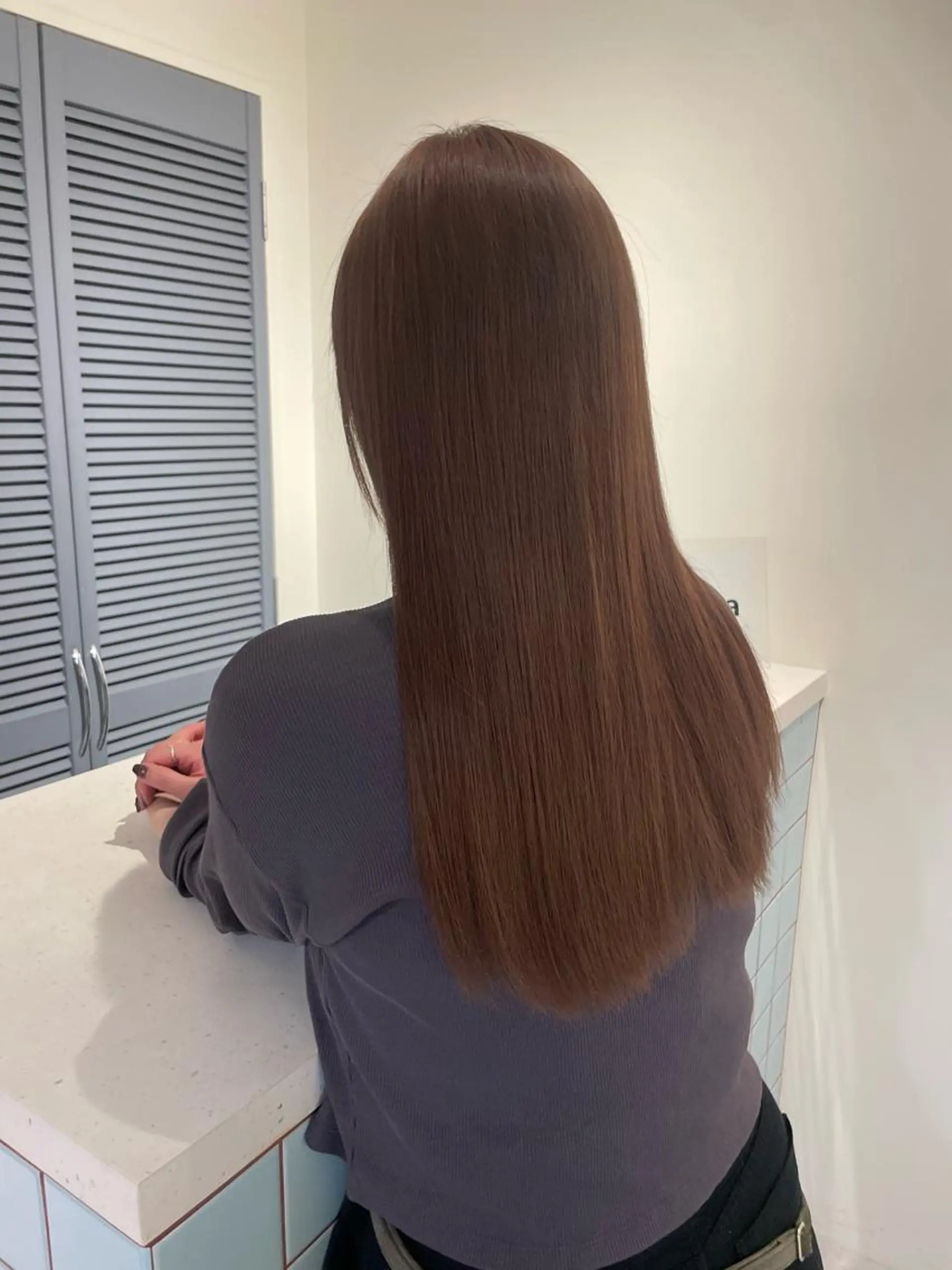 ロング トリートメント 若月 あやかのヘアスタイル