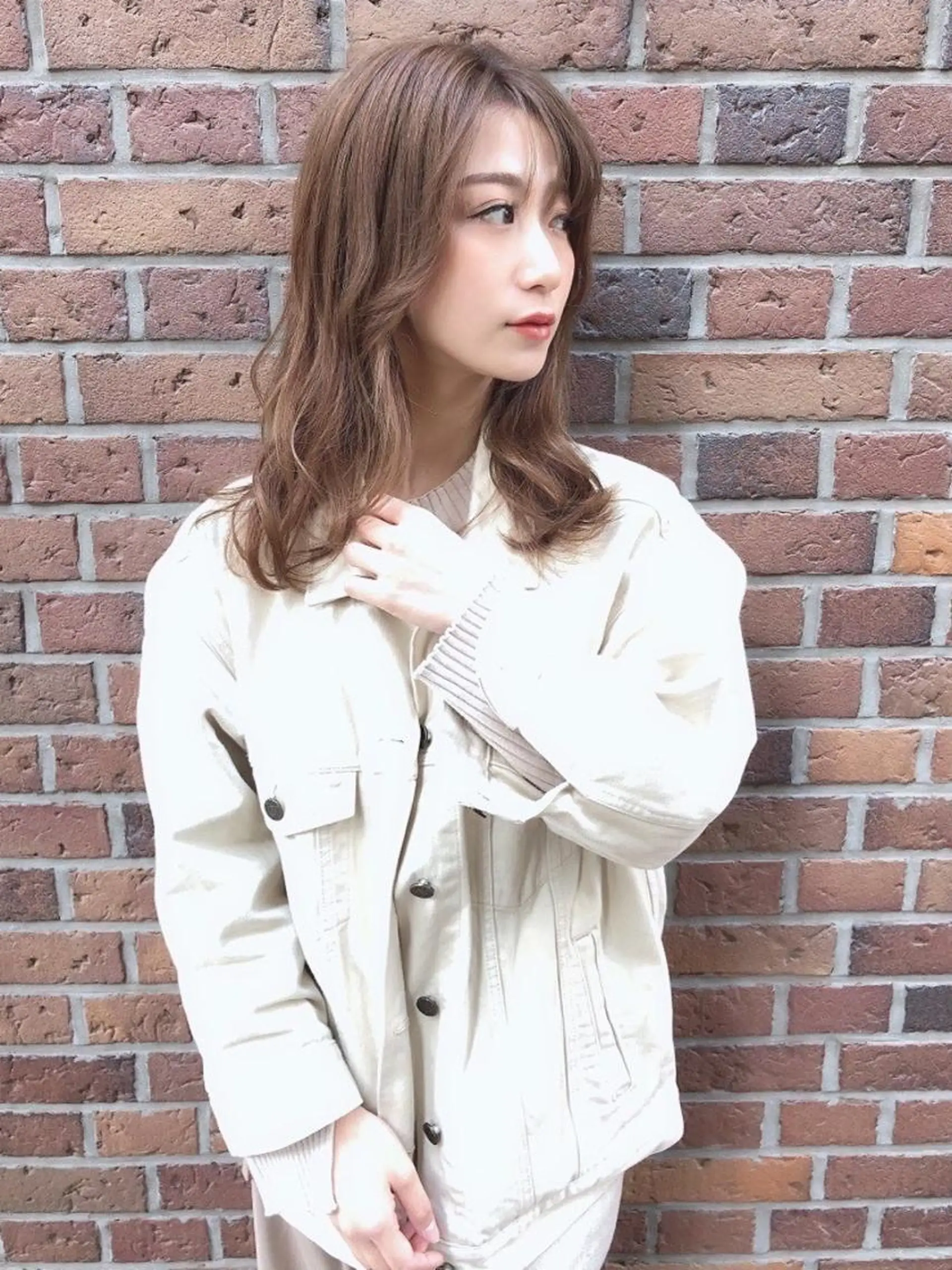 セミロング ヘアアレンジ カラー 透明感カラー グレージュ カット ヘアカラー トリートメント ALLENhair (アレンヘアー九条)のヘアスタイル