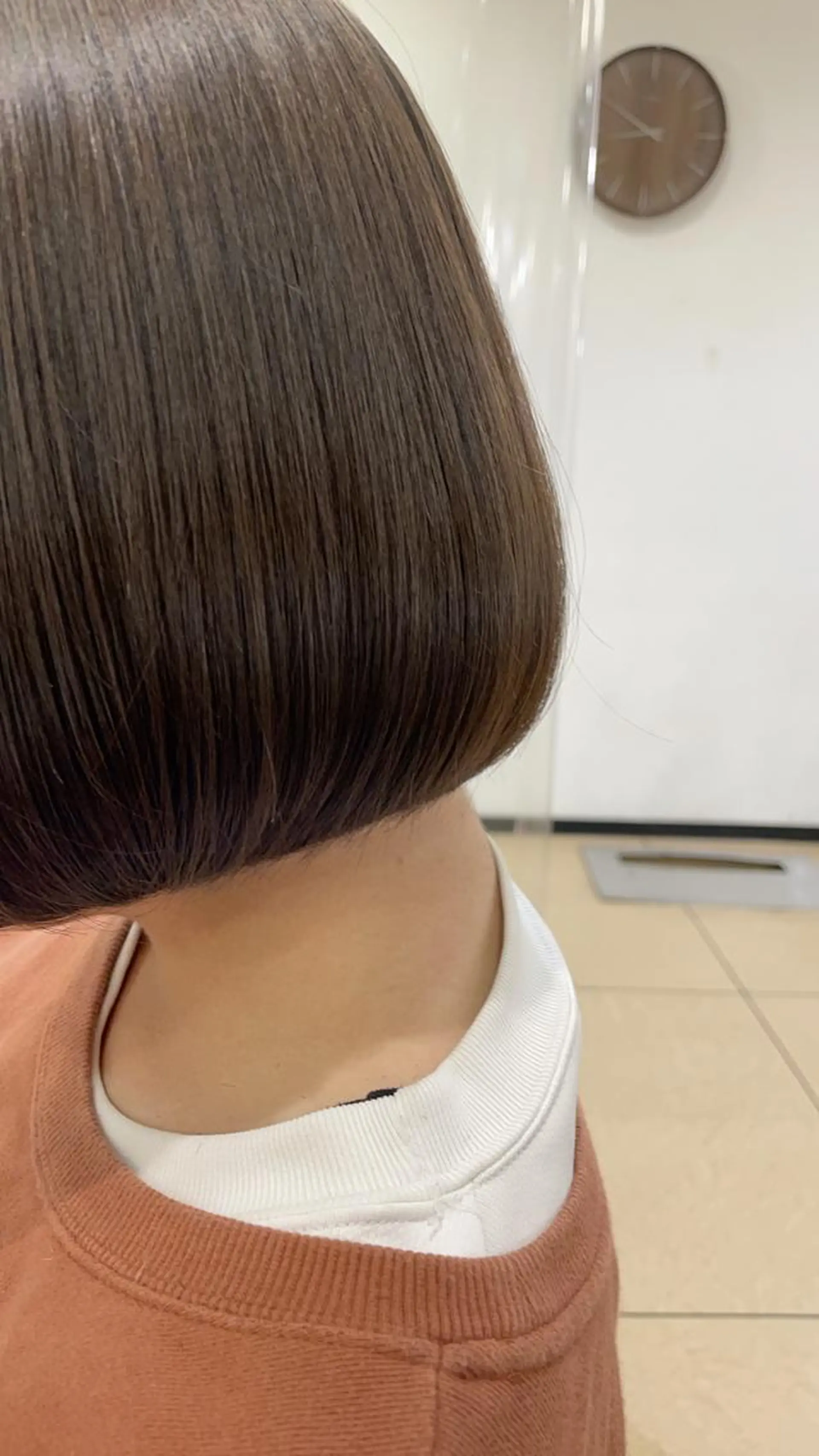 ショート ボブ 栞南🌼/艶カラー/ 髪質改善/ナチュラルのヘアスタイル