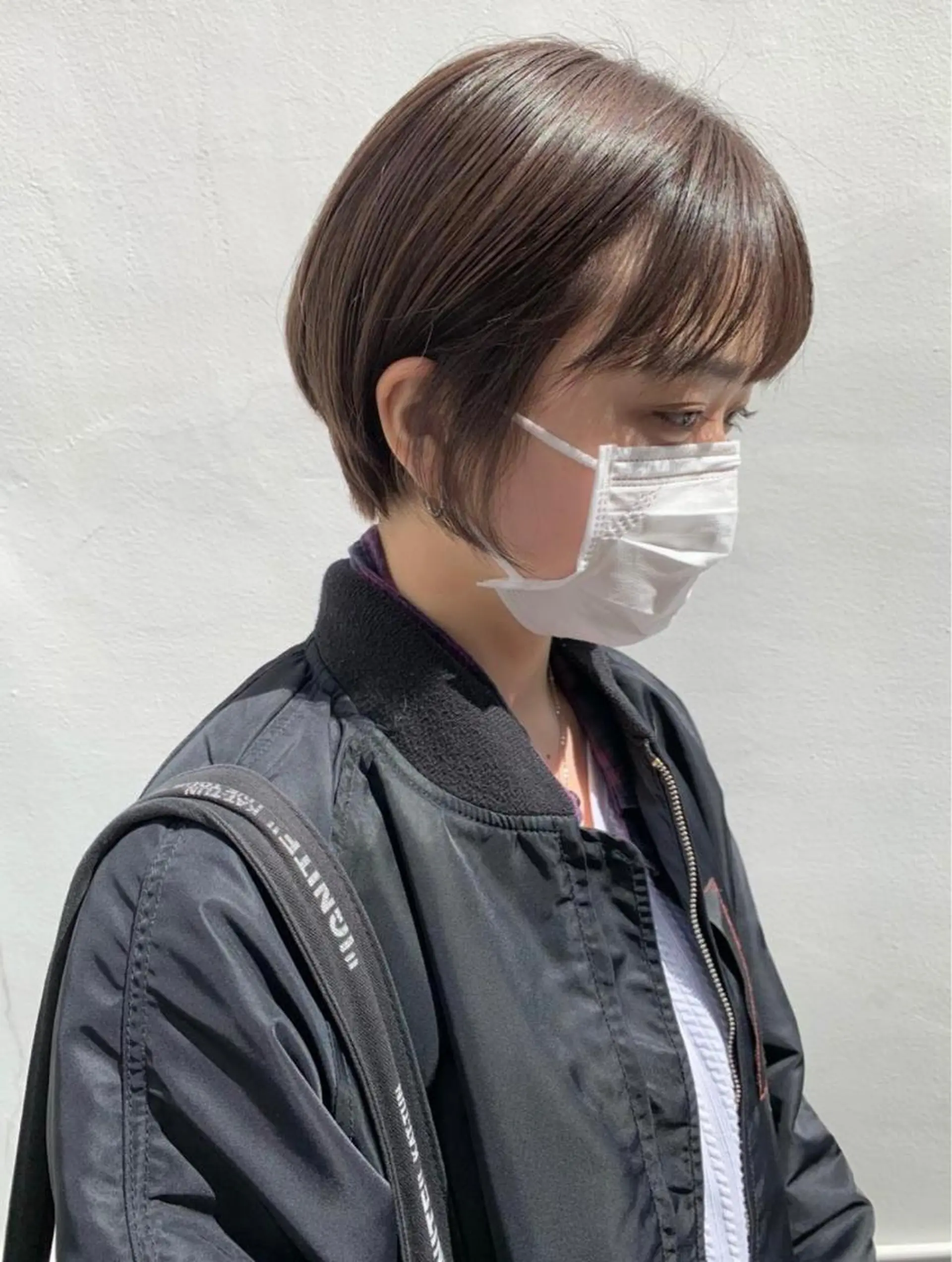 ショート ブリーチ/ウルフ ハッシュカット/石山のヘアスタイル