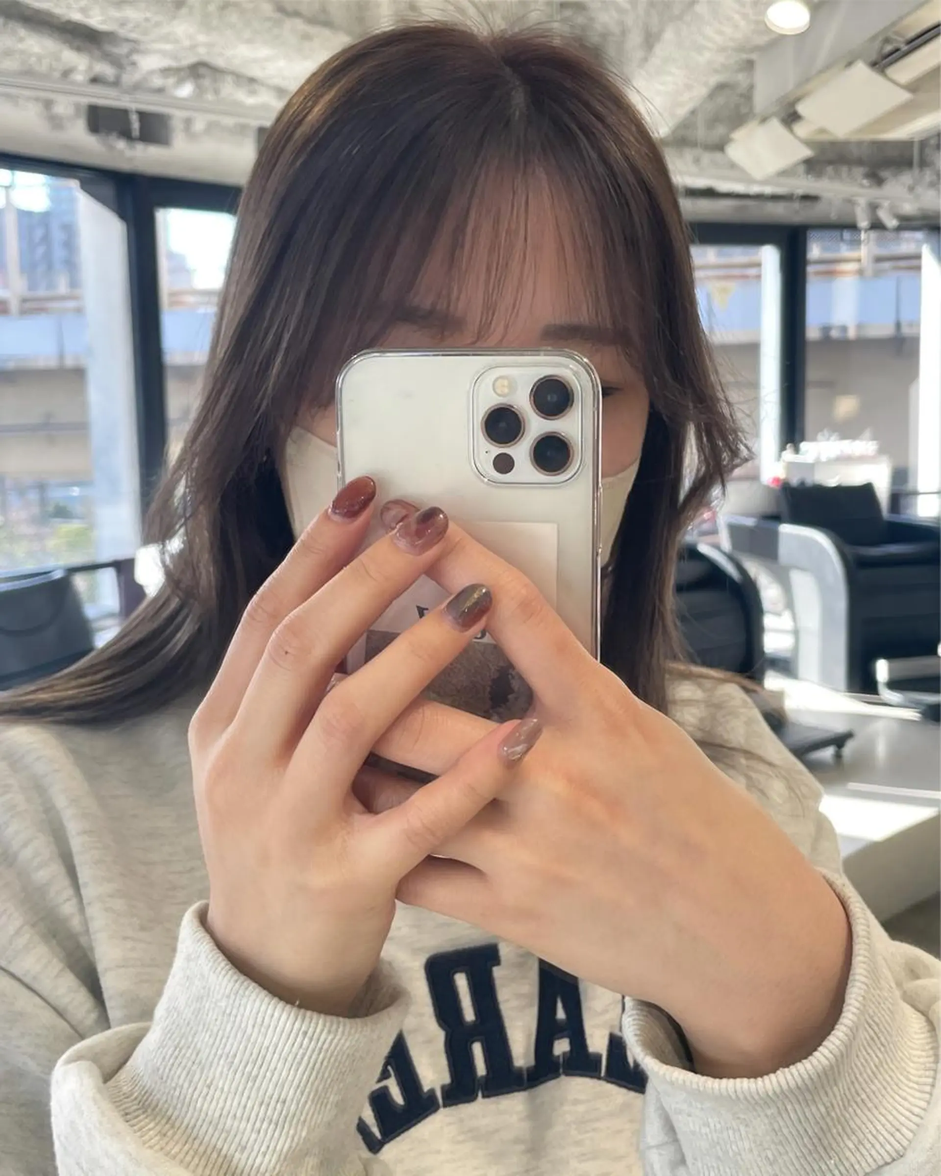 カラー ベージュカラー 髪質改善/似合わせ カラー/レイヤーのヘアスタイル