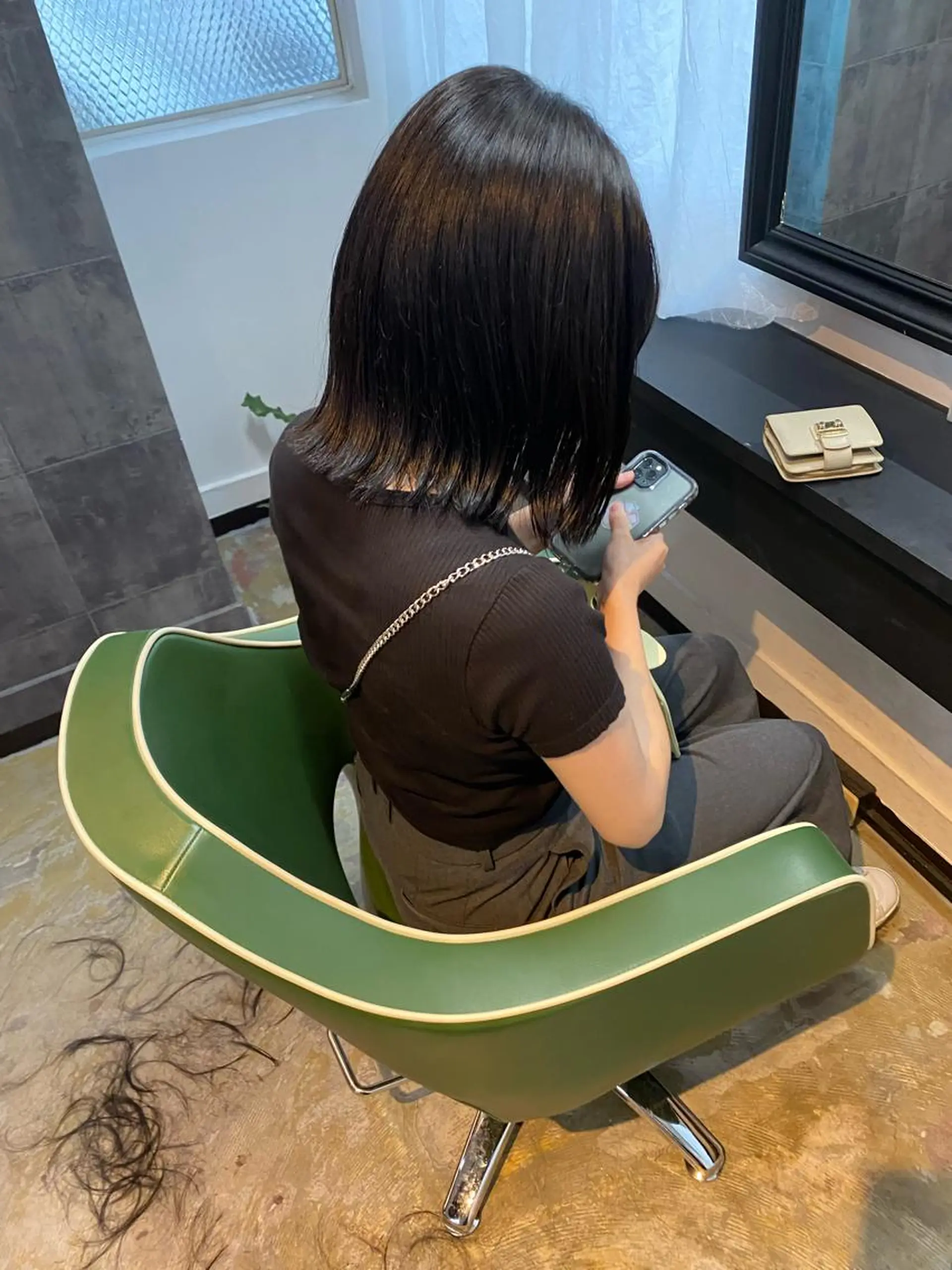 ミディアム カラー ヘアアレンジ マツエク・マツパ アイブロウ カット 広島/ボブ/レイヤー 🌿‬wakabaのヘアスタイル