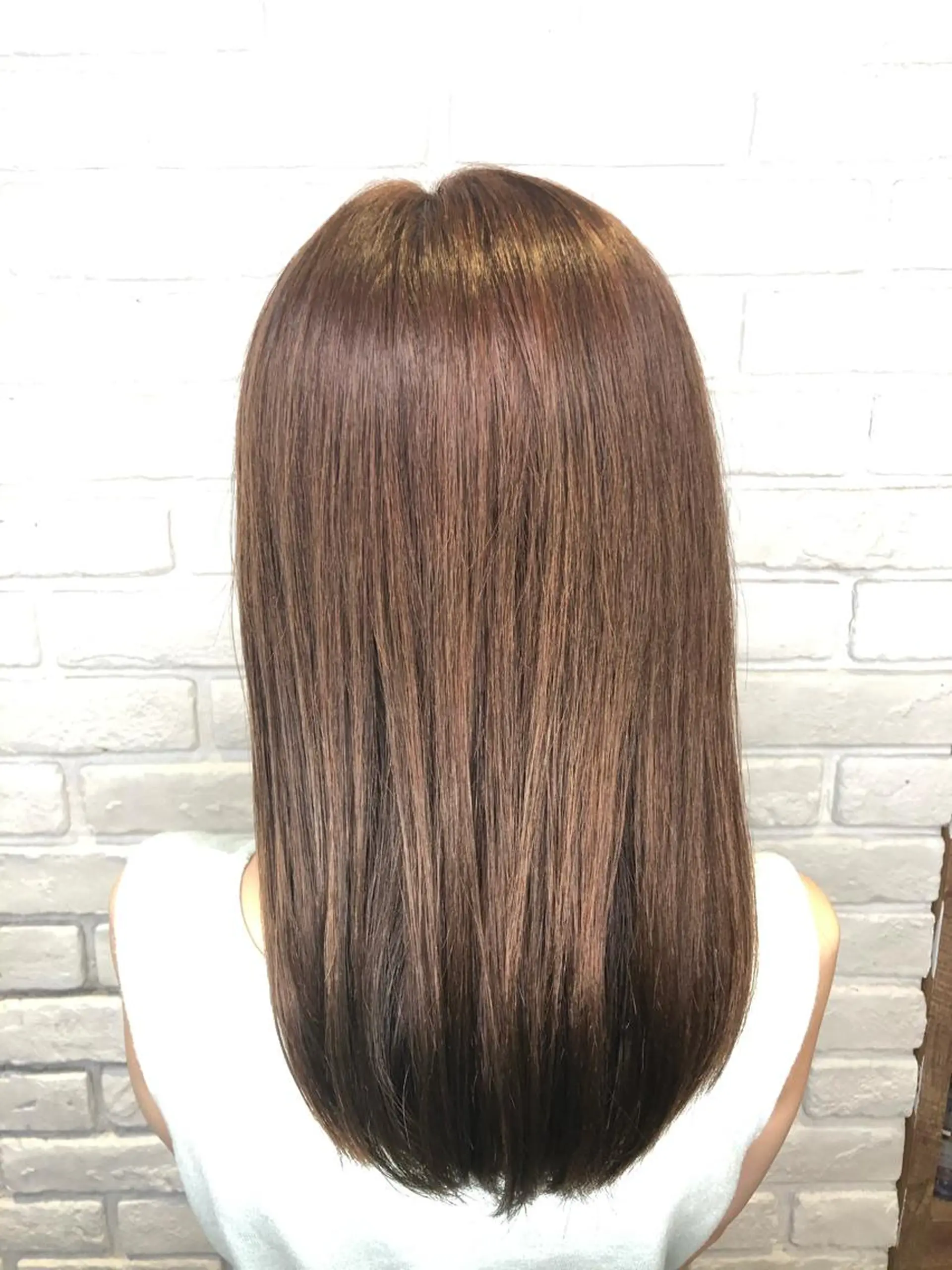 セミロング カラー h&m  insi所属・HAIR SALON mimiのヘアスタイル