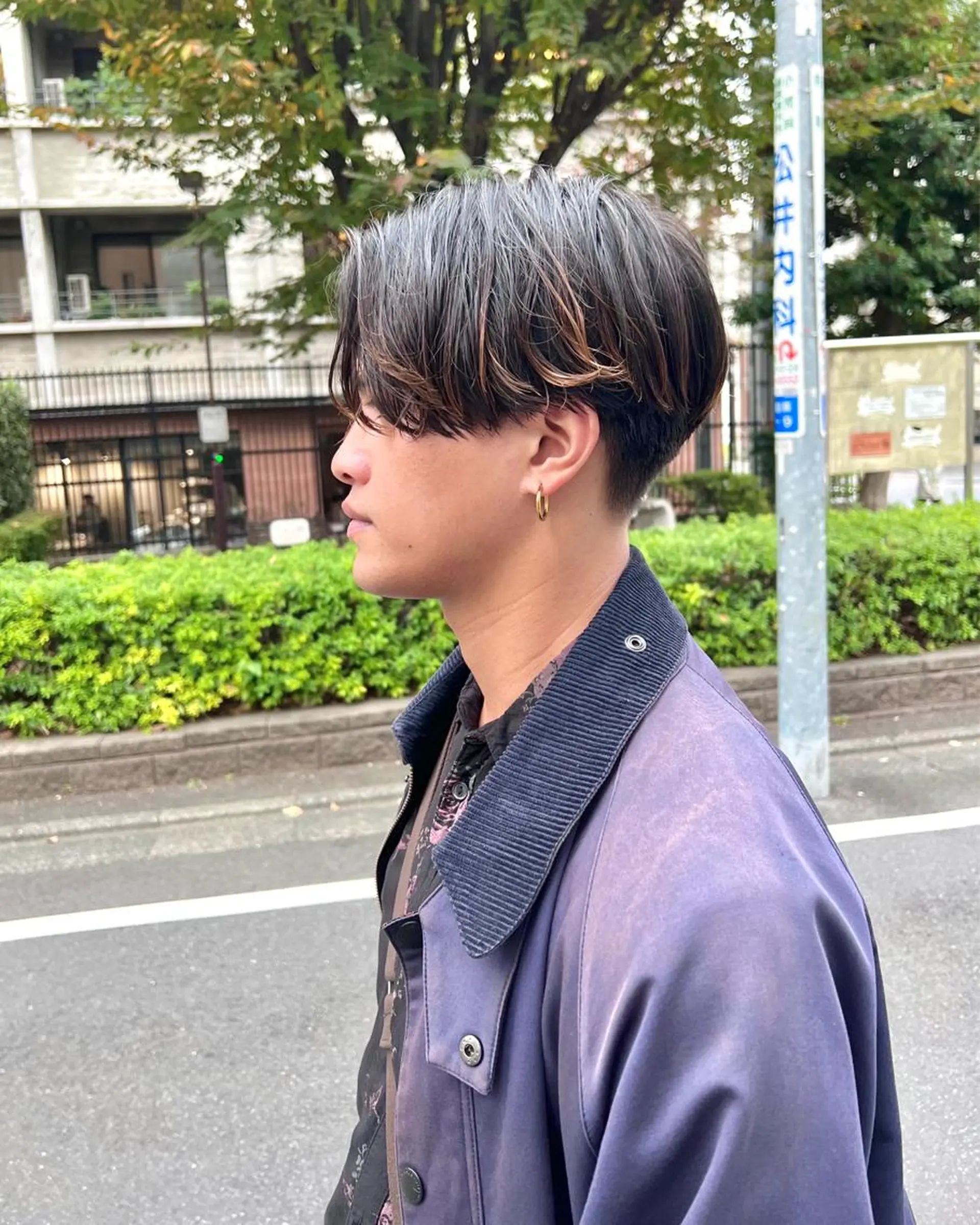 ショート メンズ カット 木村陸弥 似合わせ 透明感カラー🌿のヘアスタイル