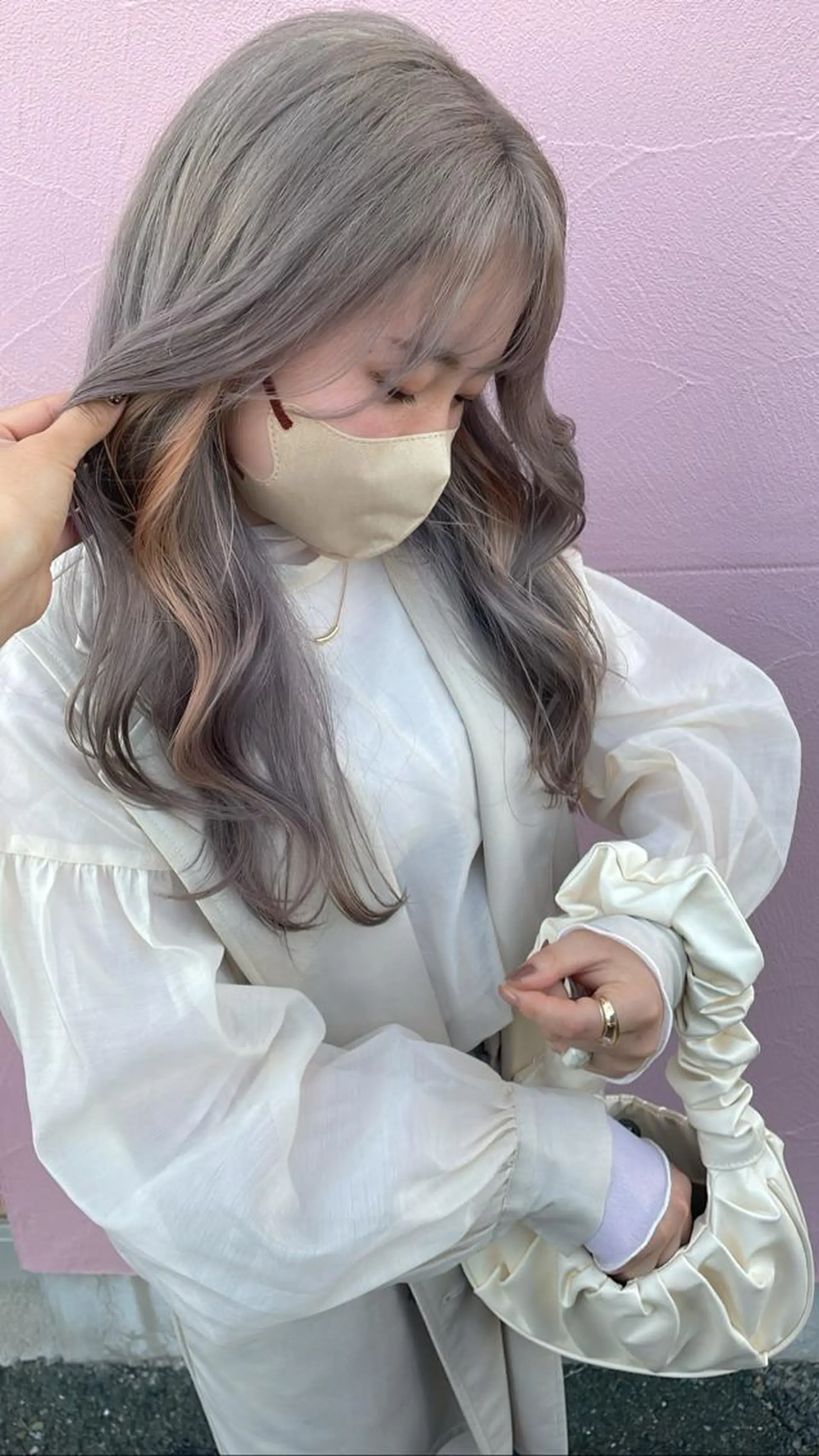 カラー ヘアカラー ひなた 艶カラー/渋谷のヘアスタイル