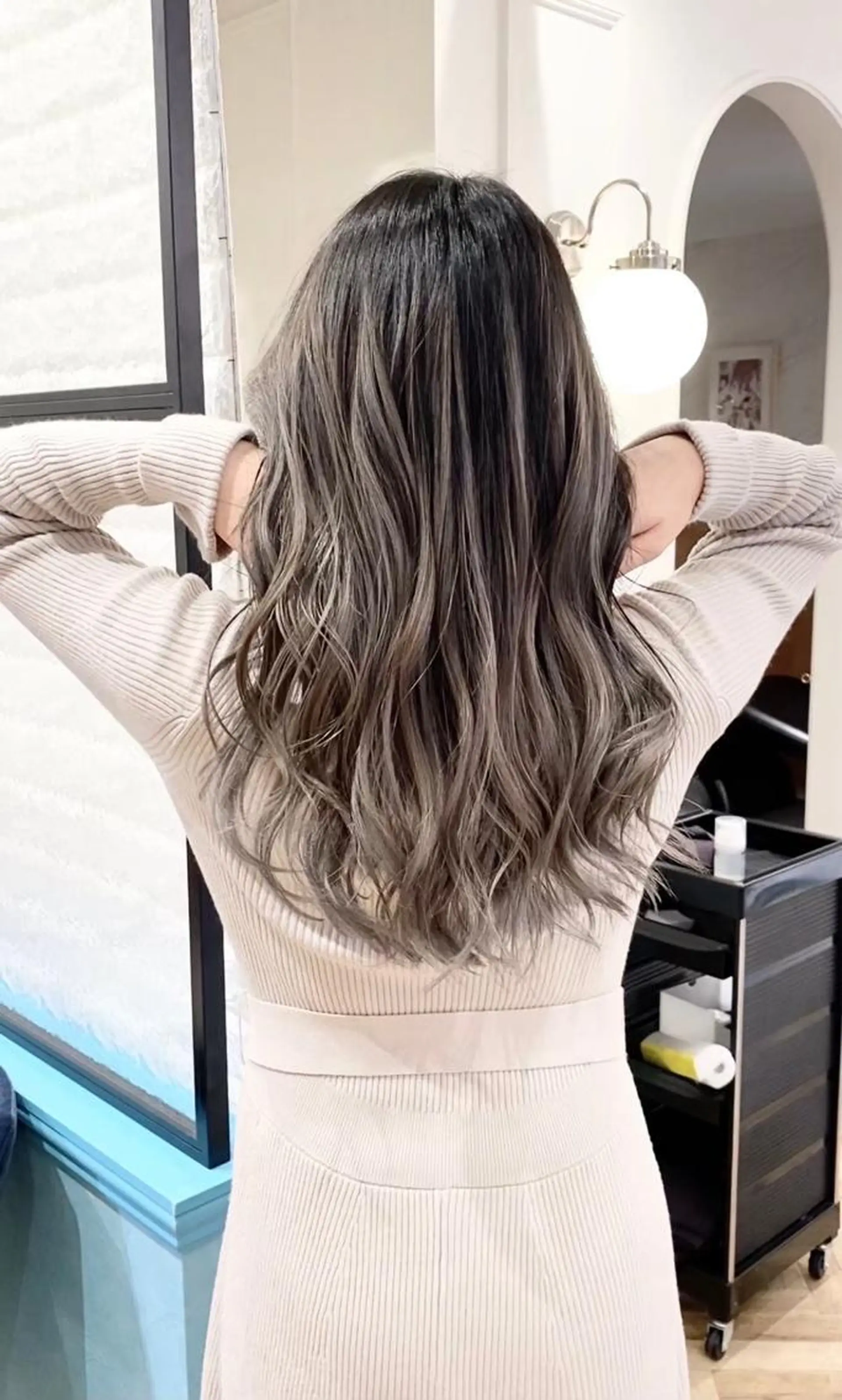 セミロング カラー カット ヘアカラー トリートメント 髪質改善/縮毛矯正/ ボブ/店長/槌矢圭悟のヘアスタイル