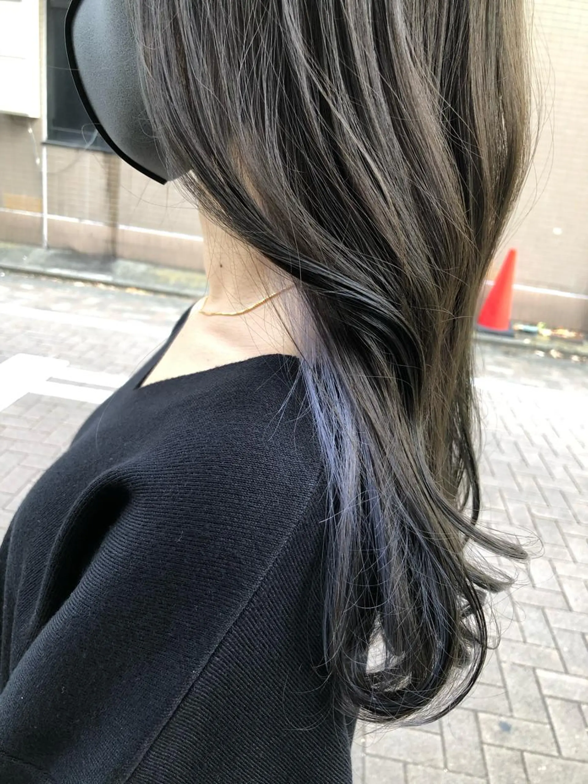 ロング カラー ブリーチ イヤリングカラー ヘアカラー force  hair所属・🫧富田 苑実🫧のヘアスタイル